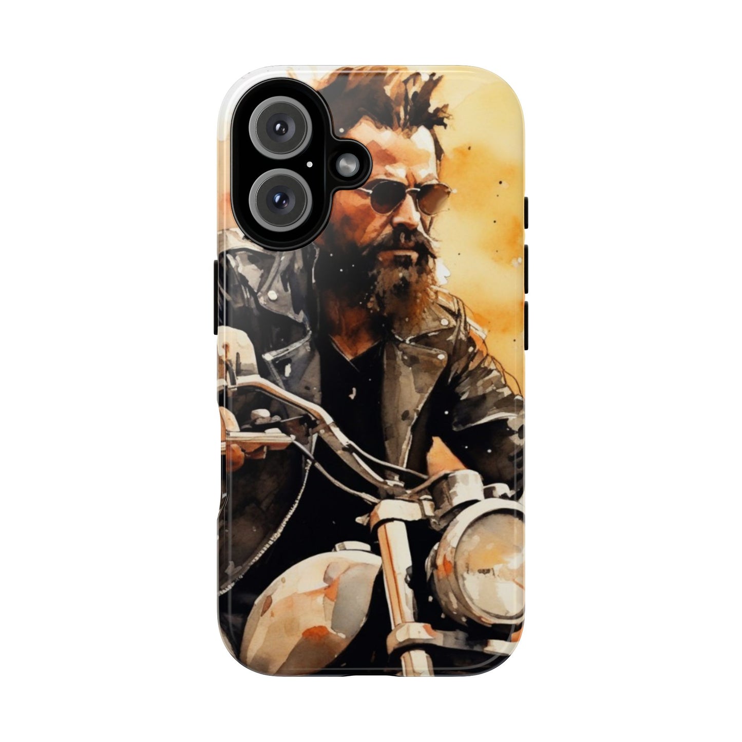 iPhone Tough Case Phone Case for iPhone 14\15\16 – Dual Layer, Matte/Glossy Finish, Wireless Charging Compatible