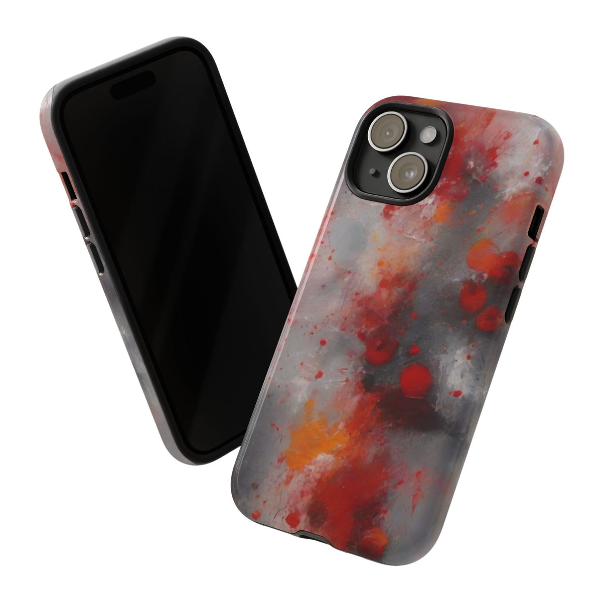 iPhone Tough Case Phone Case for iPhone 14\15\16\17 – Dual Layer, Matte/Glossy Finish, Wireless Charging Compatible