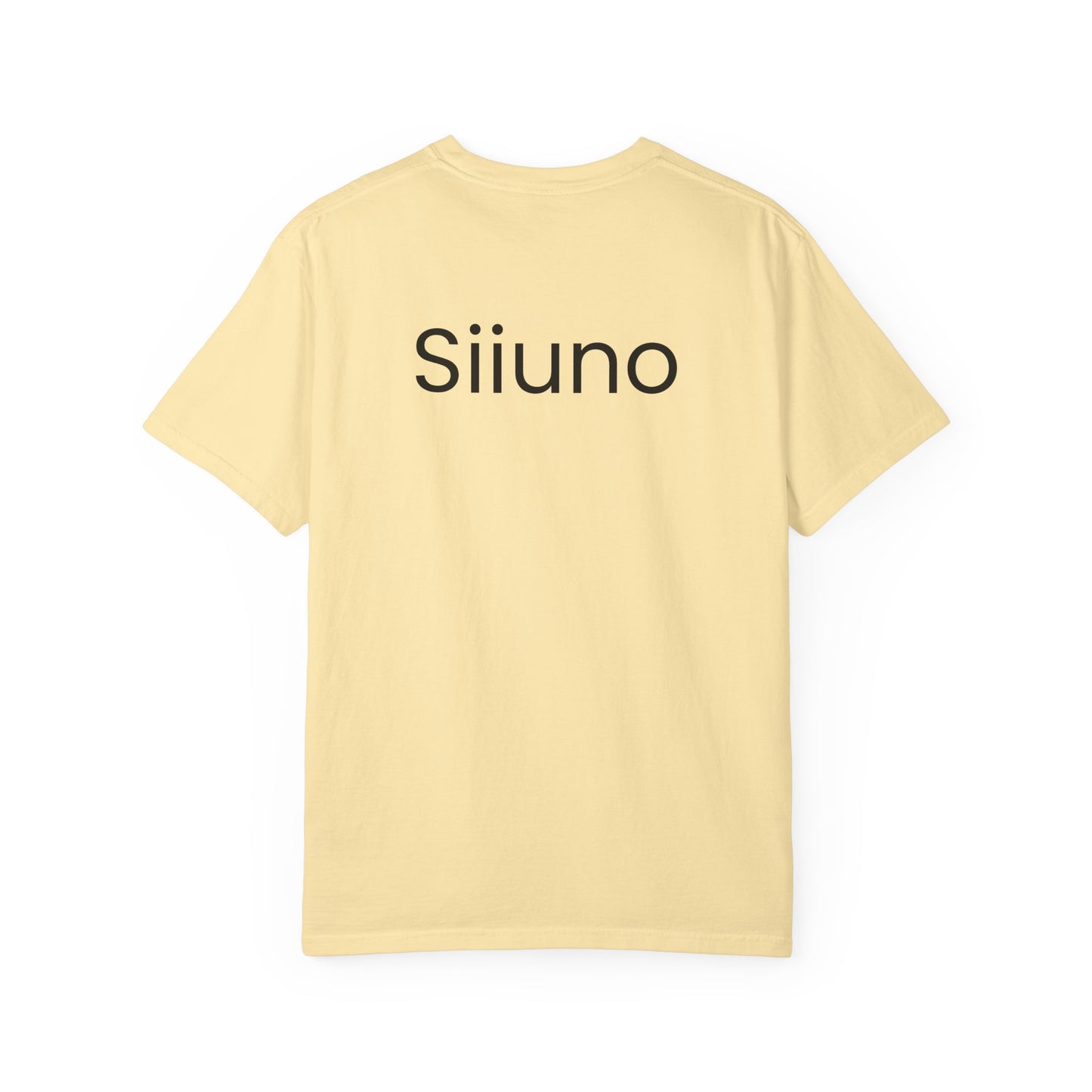 Siiuno Garment-Dyed T-shirt for Everyday Comfort, Unisex Tee for Casual Wear, Gift for Friends, Relaxed Style Tee, Versatile Summer Top