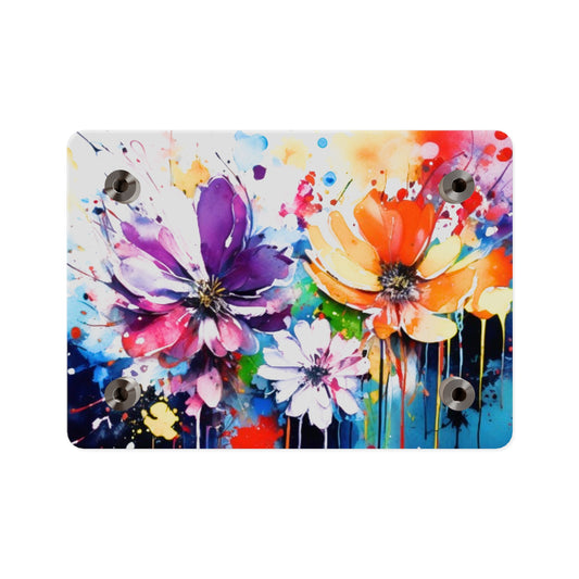 Vibrant Floral Acrylic Wall Art Panels for Home Decor