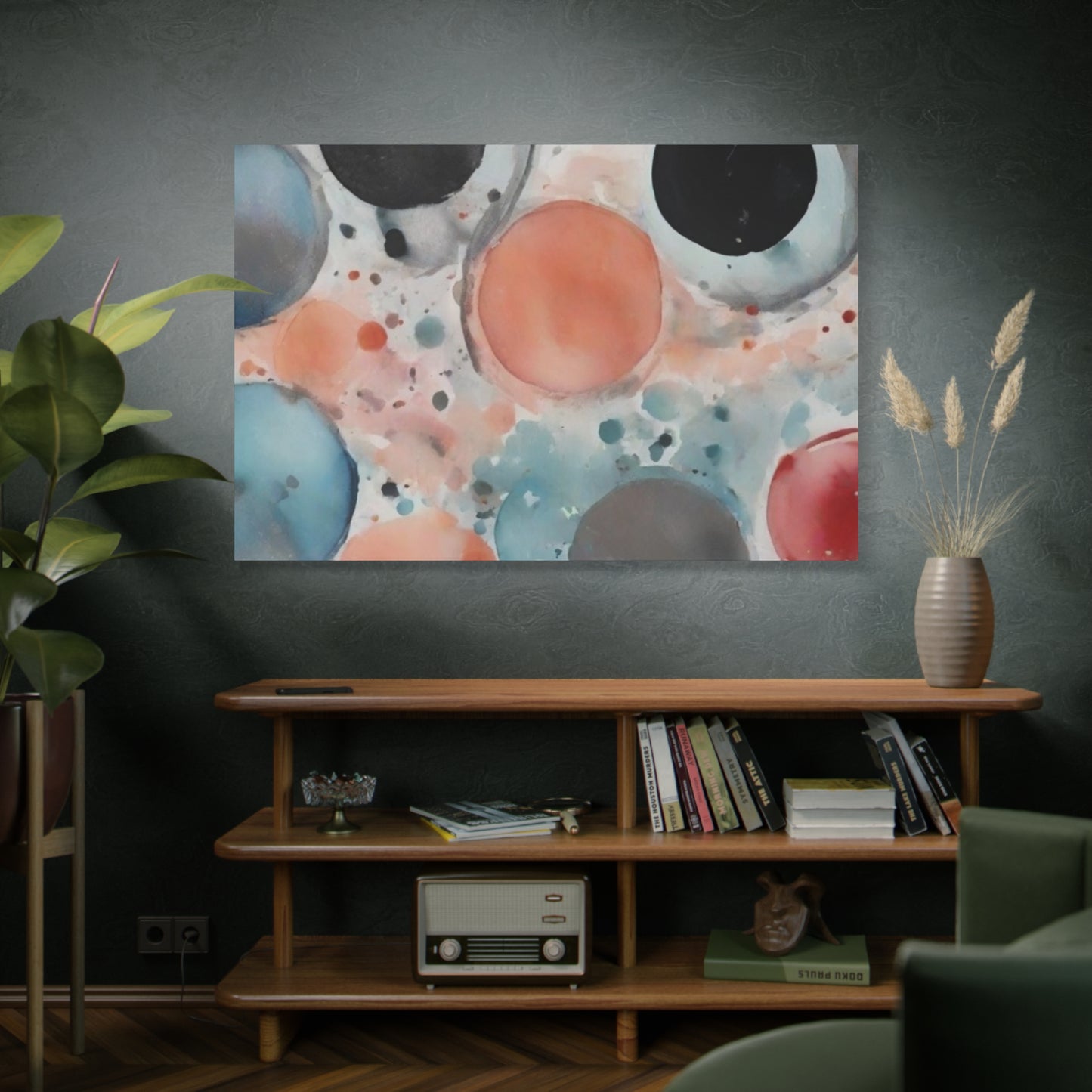 Abstract Art Canvas Print – Modern Wall Art, Digital Artwork, Matte Canvas, Ready to Hang, Home & Office Décor, Modern Wall Décor