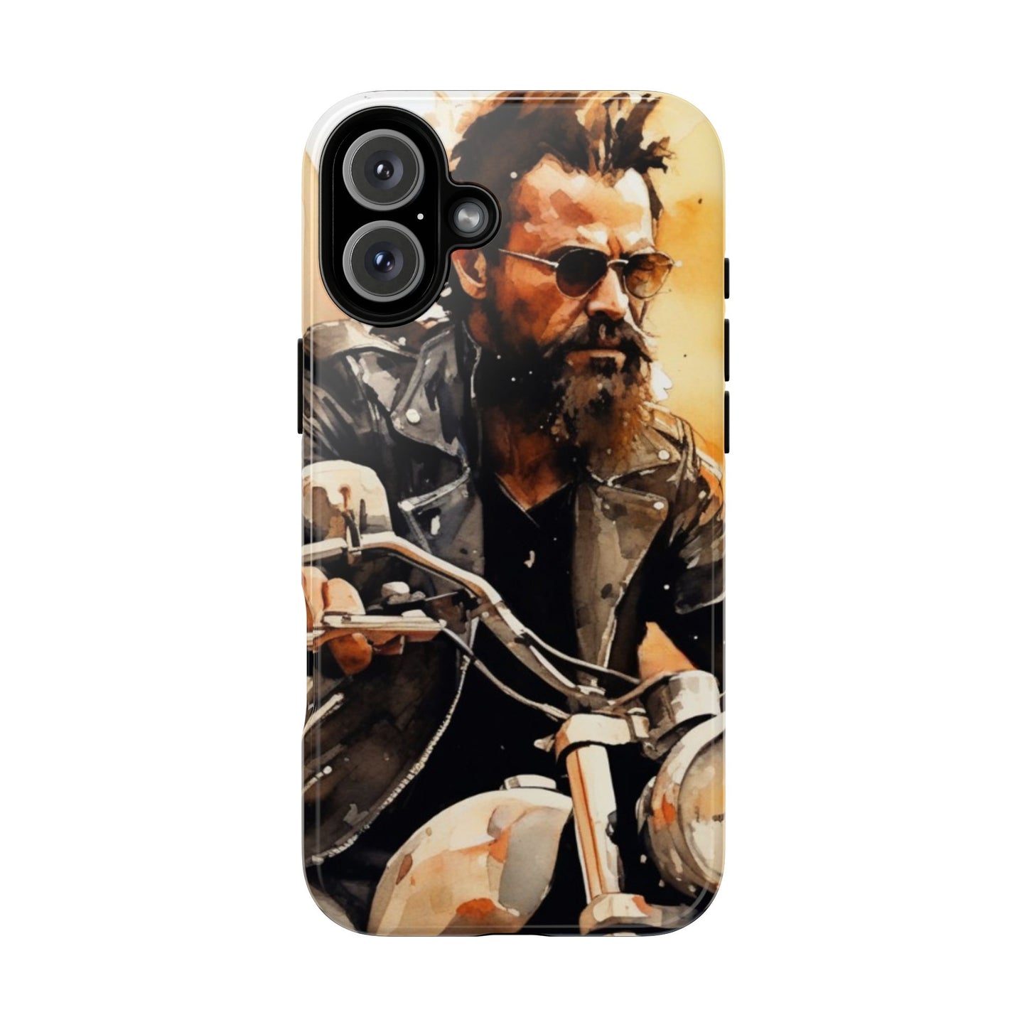iPhone Tough Case Phone Case for iPhone 14\15\16 – Dual Layer, Matte/Glossy Finish, Wireless Charging Compatible