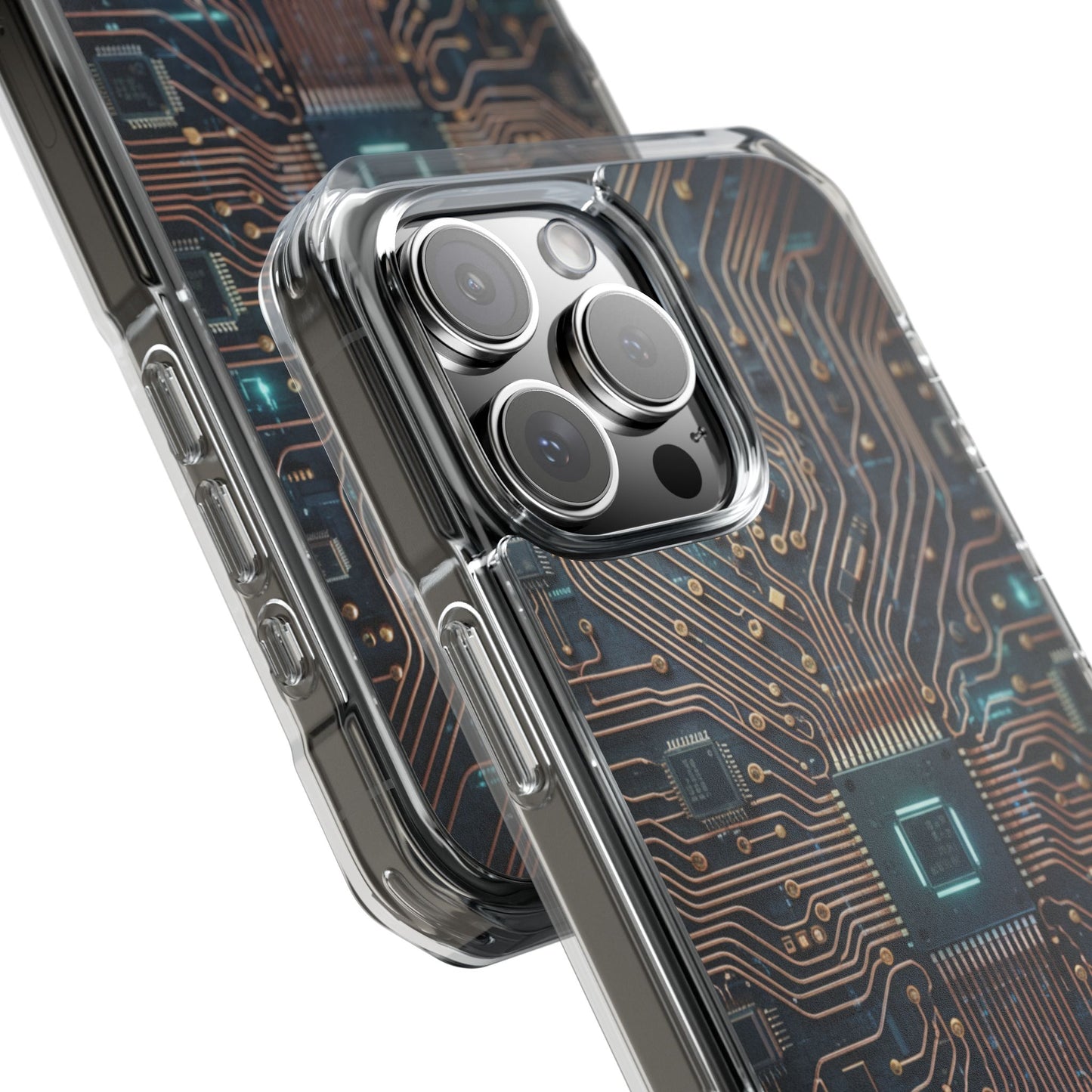 Magnetic Impact Phone Case for iPhone 17/16/15/14. Magnetic Impact Phone Case — Cyber Circuit Design