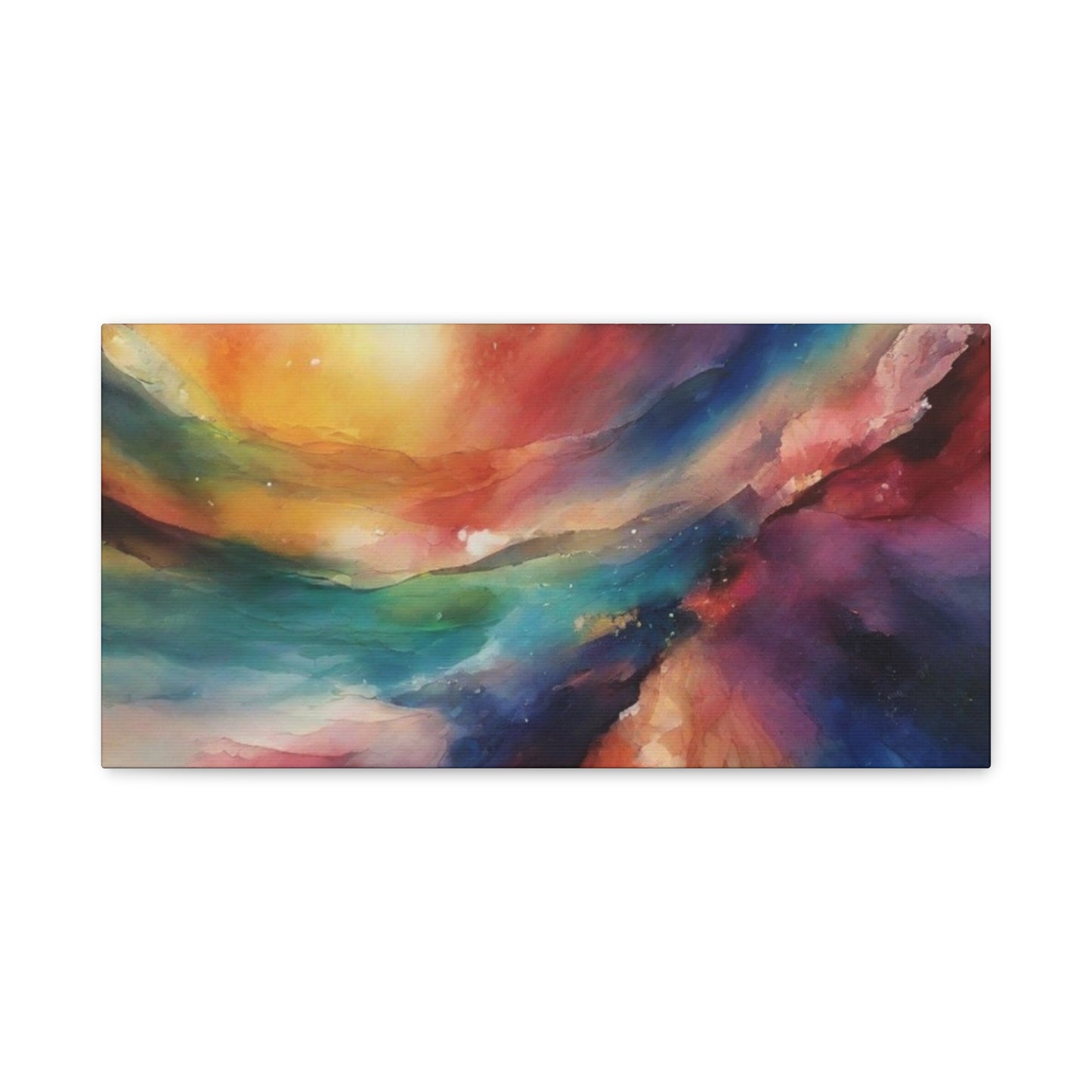Abstract Art Canvas Print – Modern Wall Art, Space, Galaxy, Matte Canvas, Ready to Hang, Home & Office Décor, Modern Wall Décor