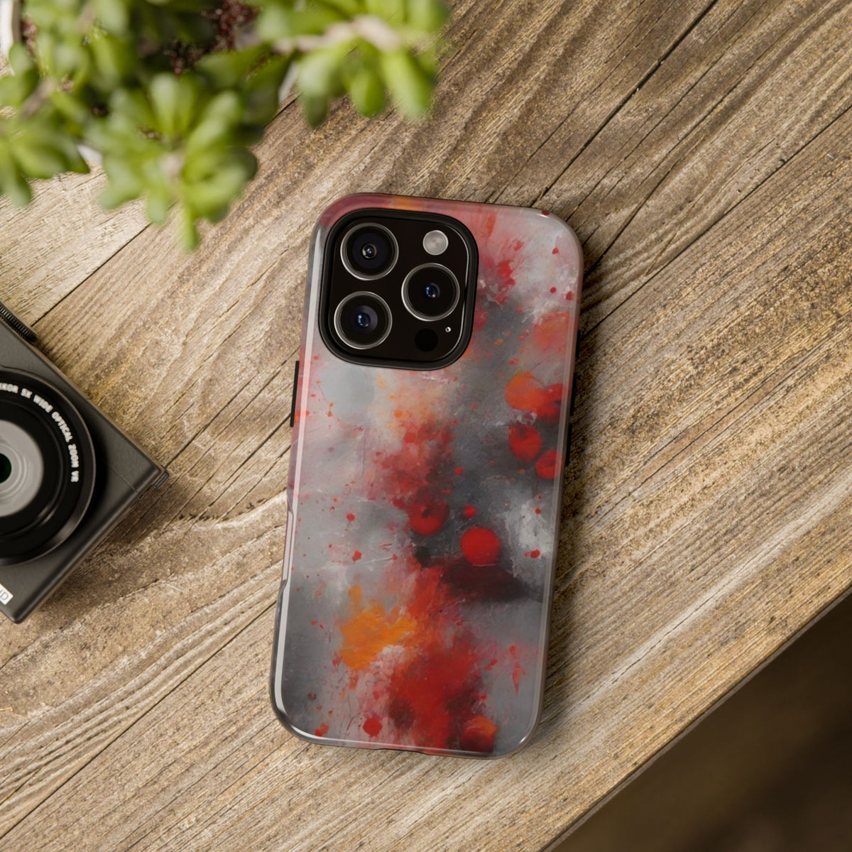iPhone Tough Case Phone Case for iPhone 14\15\16\17 – Dual Layer, Matte/Glossy Finish, Wireless Charging Compatible