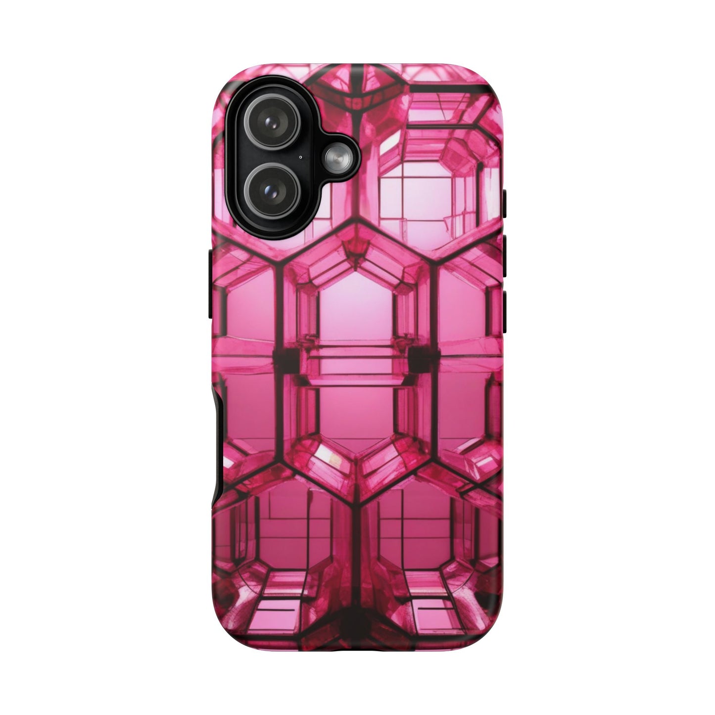 Stylish Pink Phone Case for iPhone 17/16/15/14, Gifts for Her