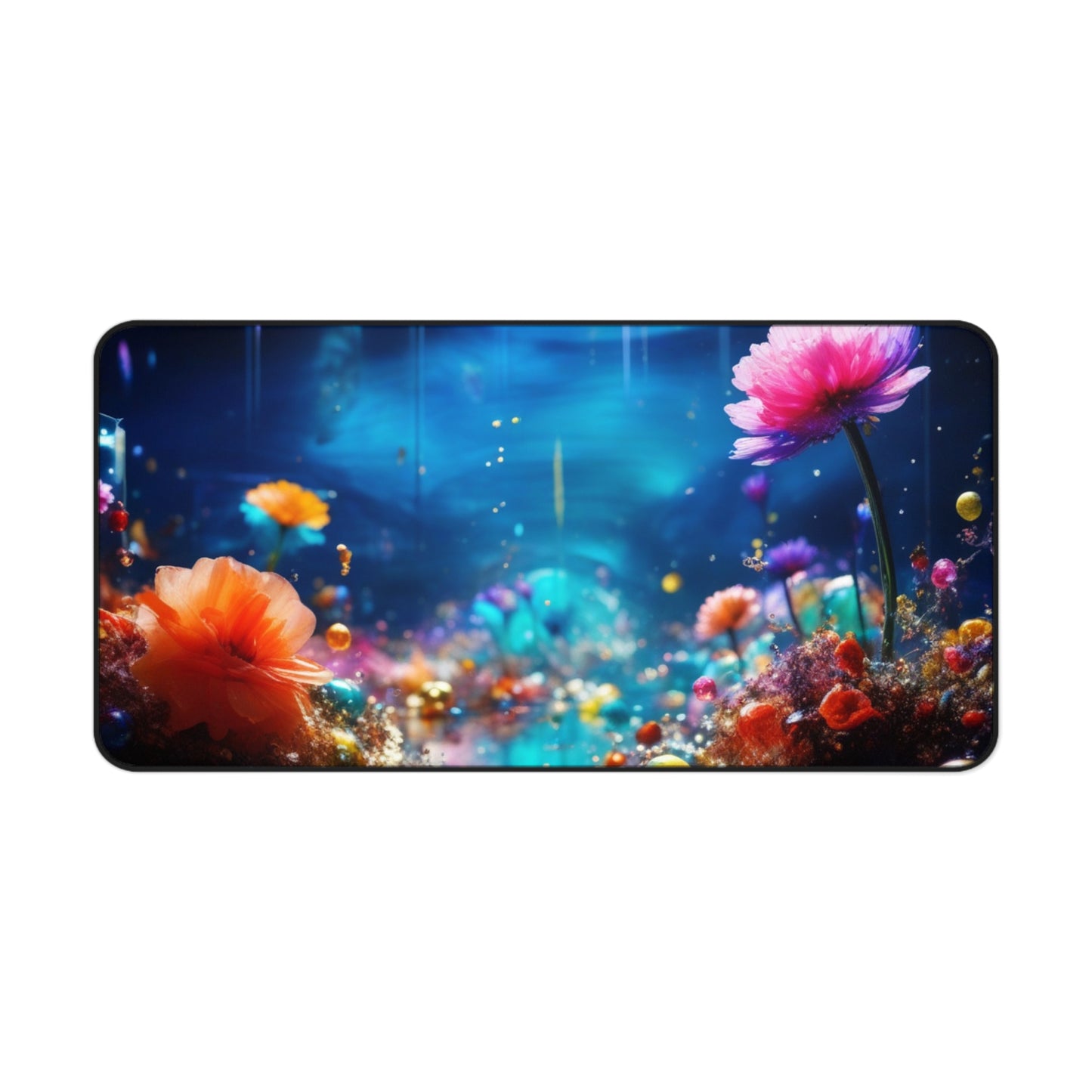 Large Gaming Mouse Pad – Premium Mouse Pad & Tech Accessory for Home & Office, Premium Desk Mat, Gaming Mouse Pad, Non-slip. Floral Dreamscape Desk Mat — Vibrant Underwater Garden Mouse Pad
