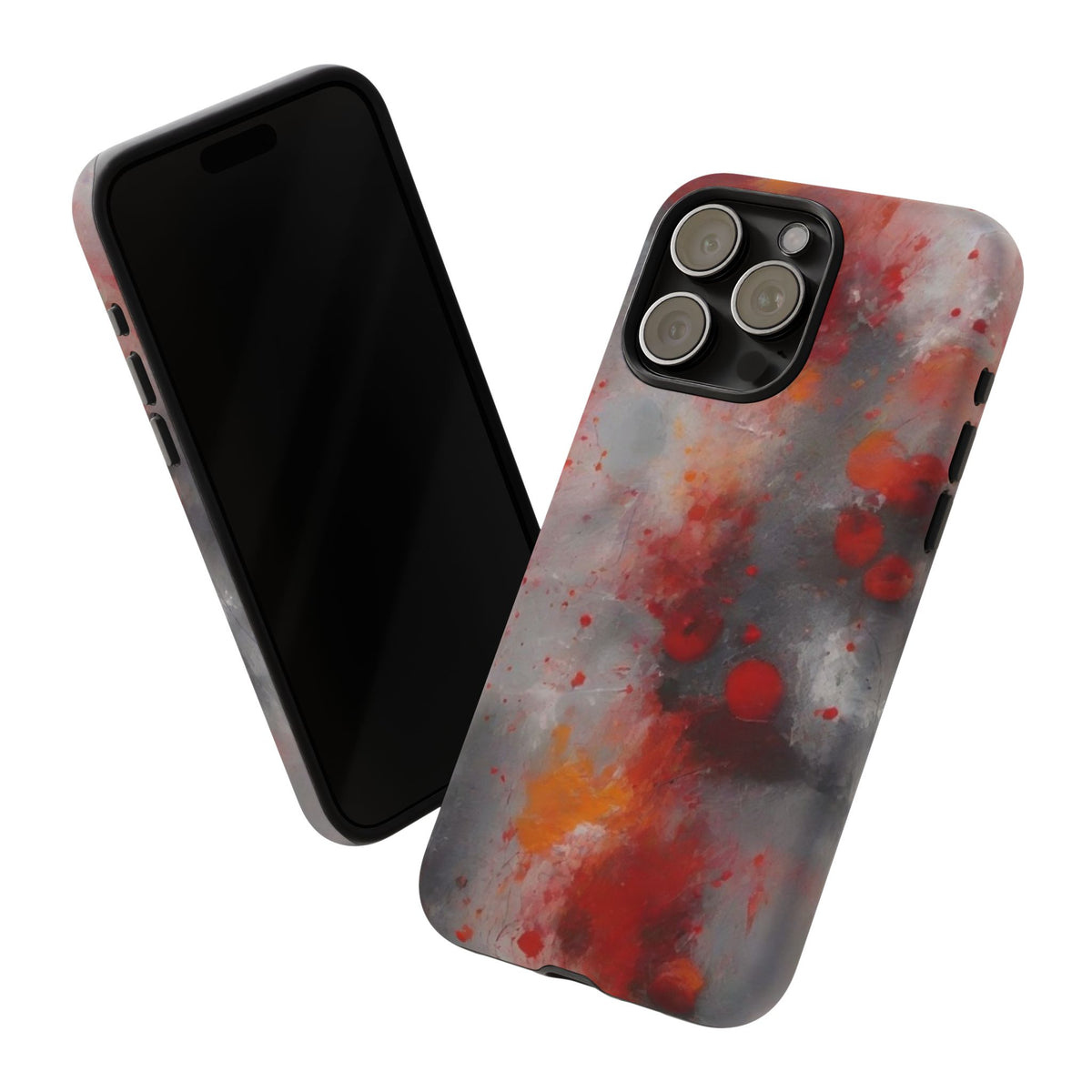 iPhone Tough Case Phone Case for iPhone 14\15\16\17 – Dual Layer, Matte/Glossy Finish, Wireless Charging Compatible