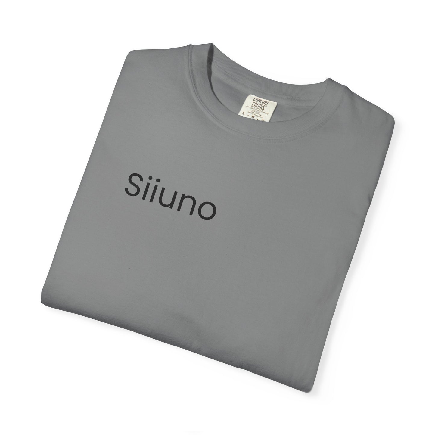 Siiuno Garment-Dyed T-shirt for Everyday Comfort, Unisex Tee for Casual Wear, Gift for Friends, Relaxed Style Tee, Versatile Summer Top