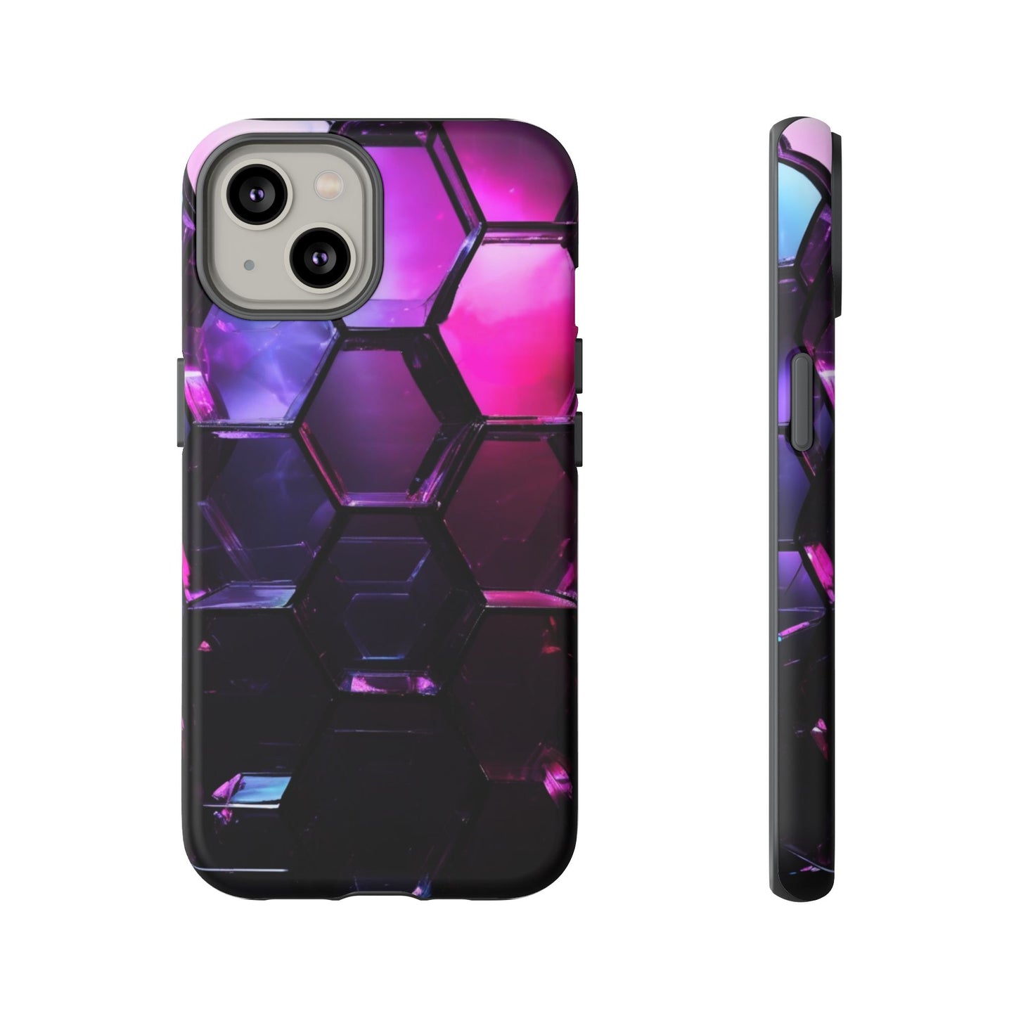 iPhone Tough Case Phone Case for iPhone 14\15\16 – Dual Layer, Matte/Glossy Finish, Wireless Charging Compatible