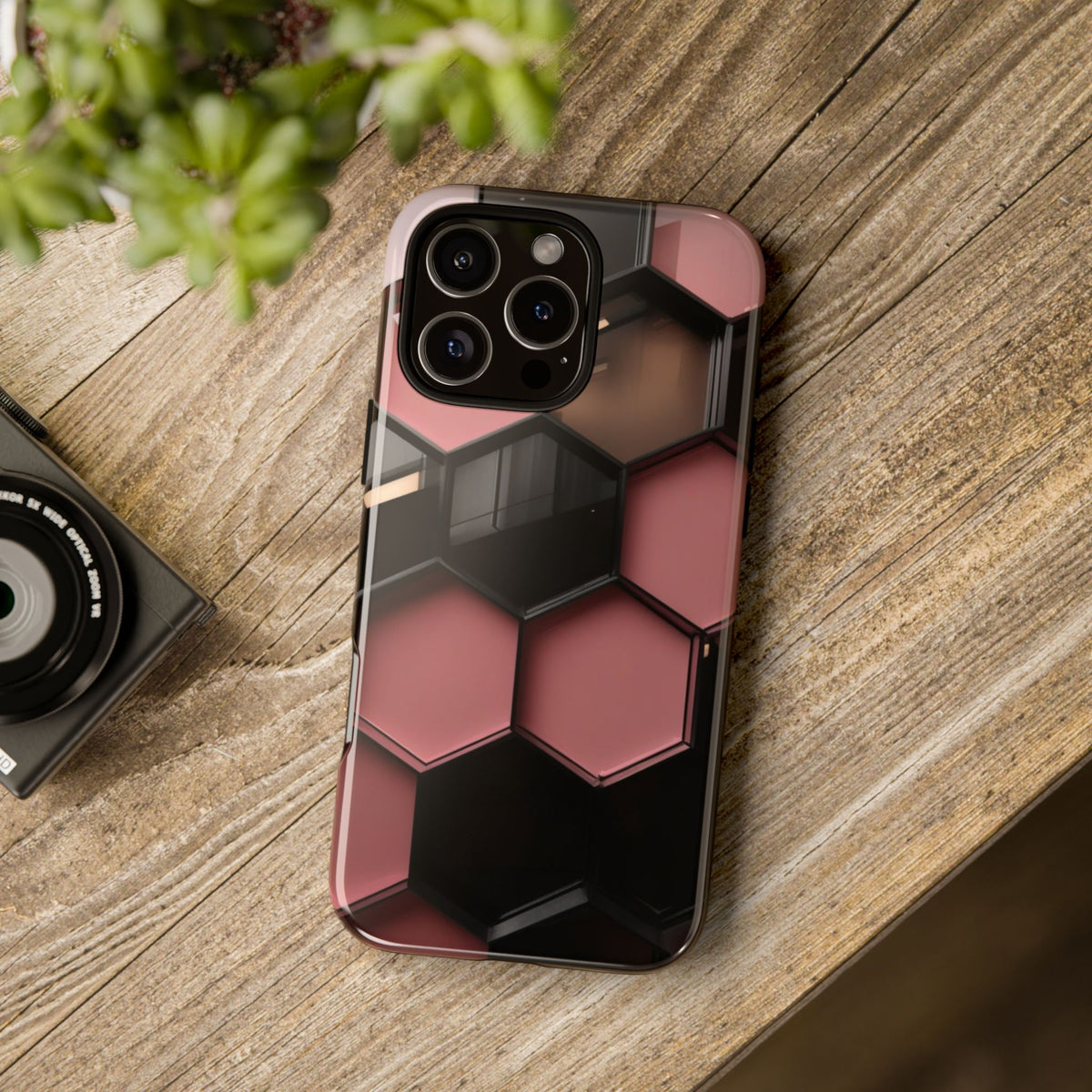 iPhone Tough Case Phone Case for iPhone 14\15\16\17 – Dual Layer, Matte/Glossy Finish, Wireless Charging Compatible
