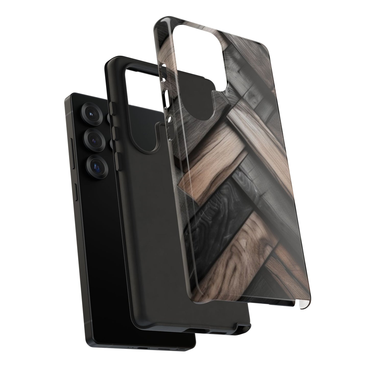 Tough Case Phone Case for Samsung Galaxy S25/S24 – Dual Layer, Matte/Glossy Finish, Wireless Charging Compatible