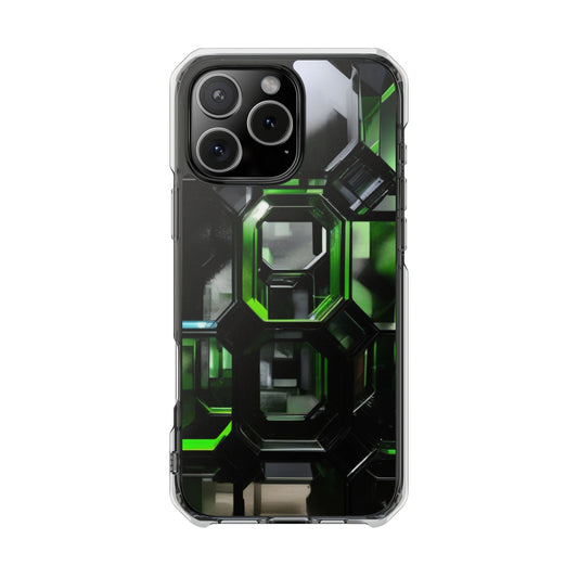 Magnetic Phone Case for iPhone 16/15/14 | Stylish Clear Impact Case, Trendy Protection for iPhone, Unique Gifts for Tech Lovers, Modern Aesthetic