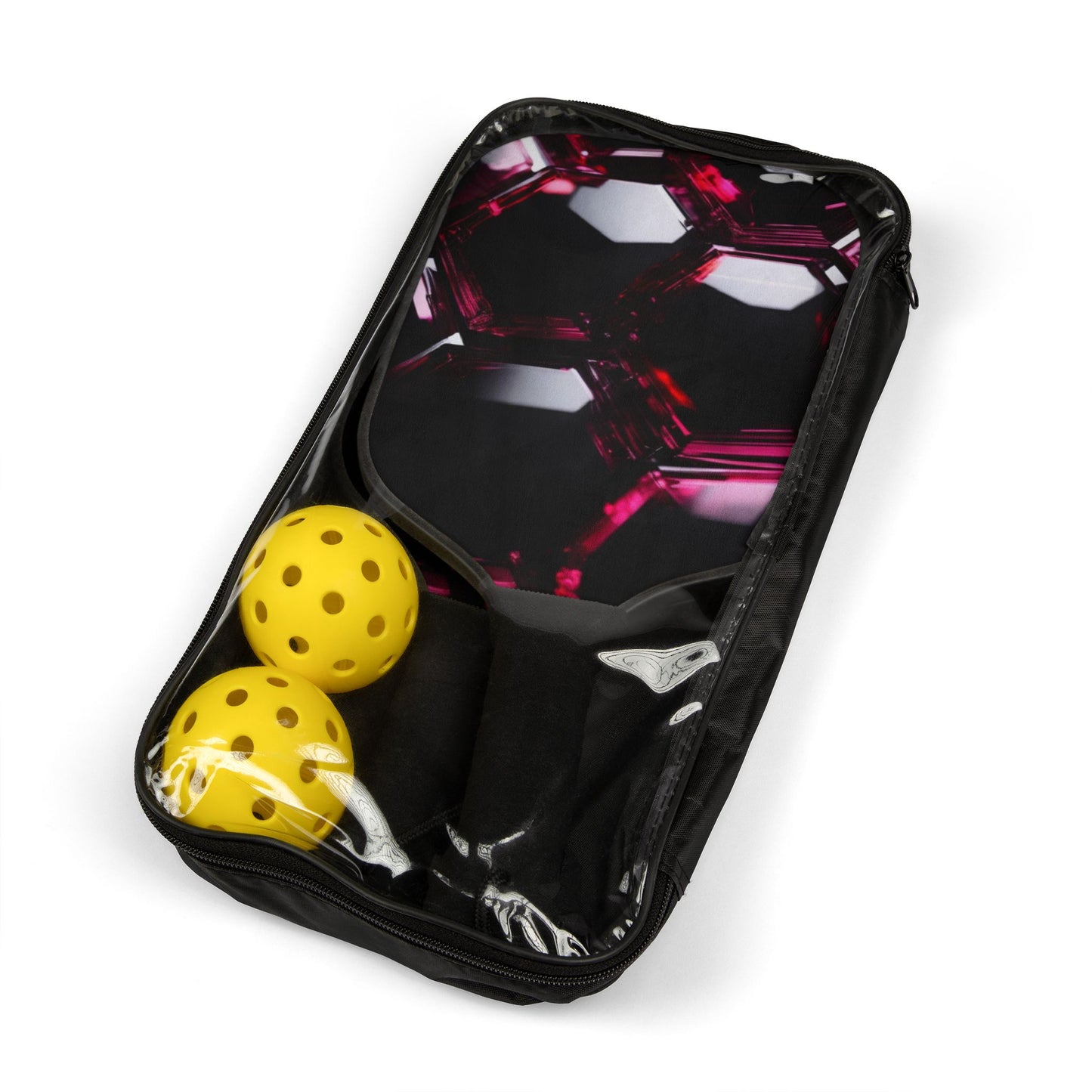 Pickleball Kit – Durable Wooden Paddles, Portable Set with Balls & Carry Bag for All Skill Levels - Perfect for Outdoor Fun!