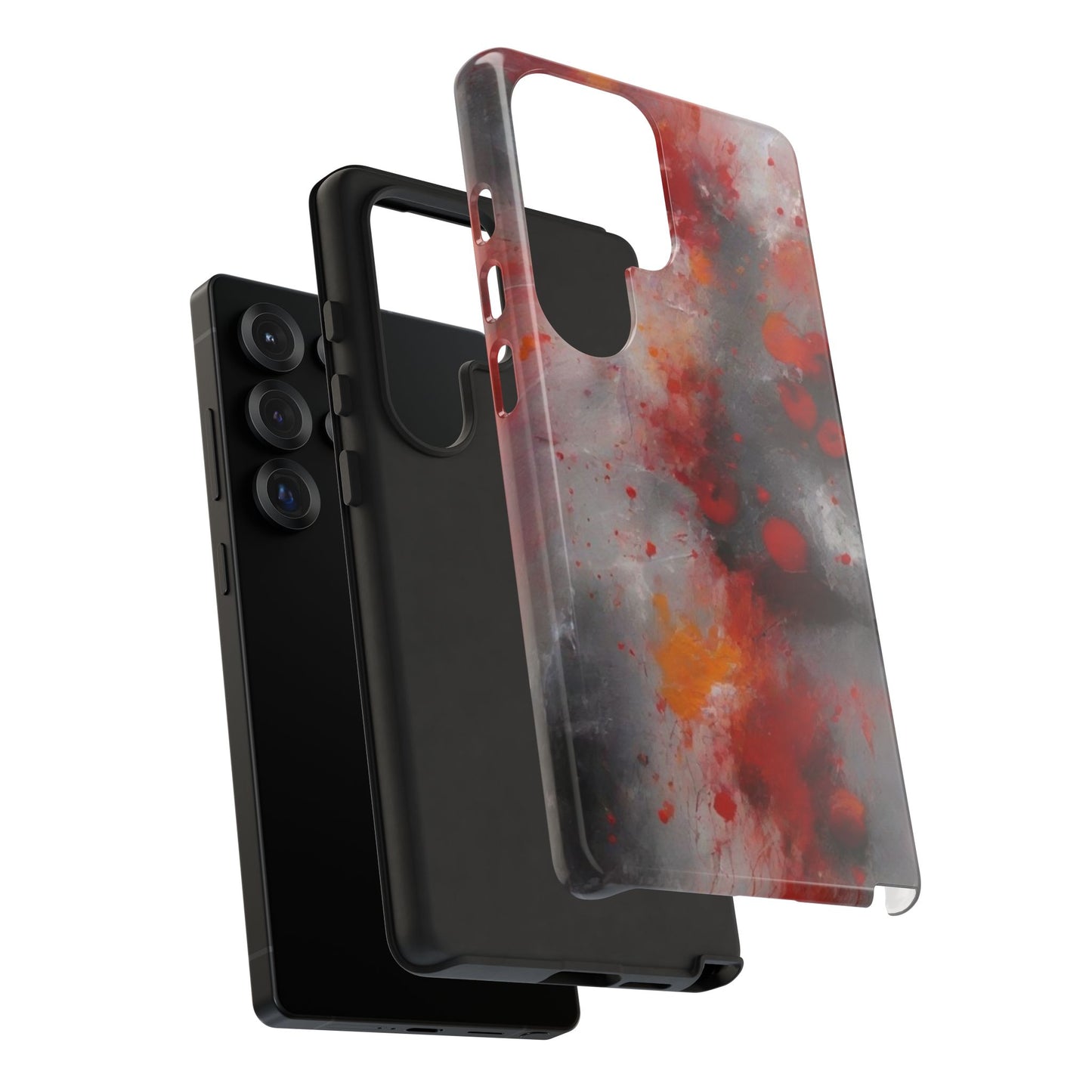 Tough Case Phone Case for Samsung Galaxy S25/S24 – Dual Layer, Matte/Glossy Finish, Wireless Charging Compatible
