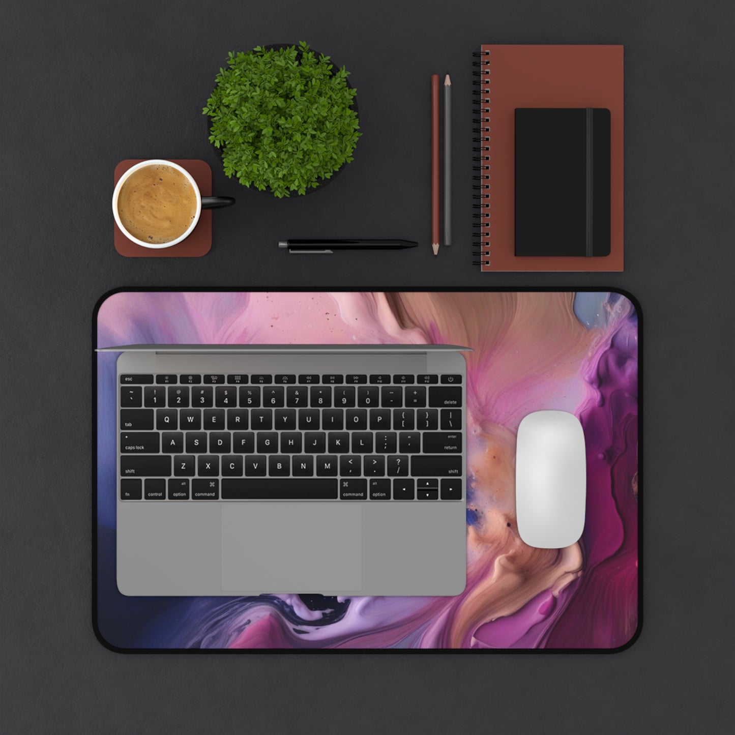 Large Gaming Mouse Pad – Premium Mouse Pad & Tech Accessory for Home & Office, Premium Desk Mat, Gaming Mouse Pad, Non-slip, Cosmic Abstract Desk Mat - Colorful Galaxy Design for Home Office & Gaming