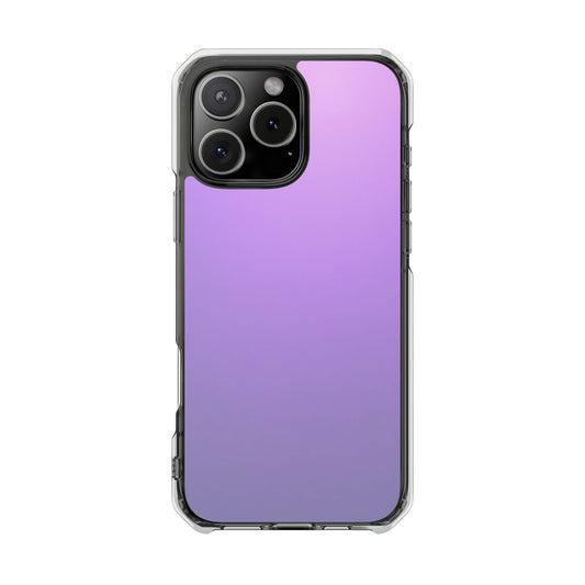 Magnetic Phone Cases for iPhone16/15/14, Impact Protection, Purple Gradient iPhone Case, Durable Clear Cover, Trendy Accessory, Gift for Tech Lovers