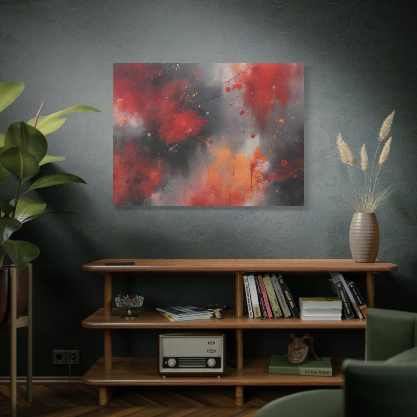 Abstract Art Canvas Print – Modern Wall Art, Digital Artwork, Matte Canvas, Ready to Hang, Home & Office Décor, Modern Wall Décor
