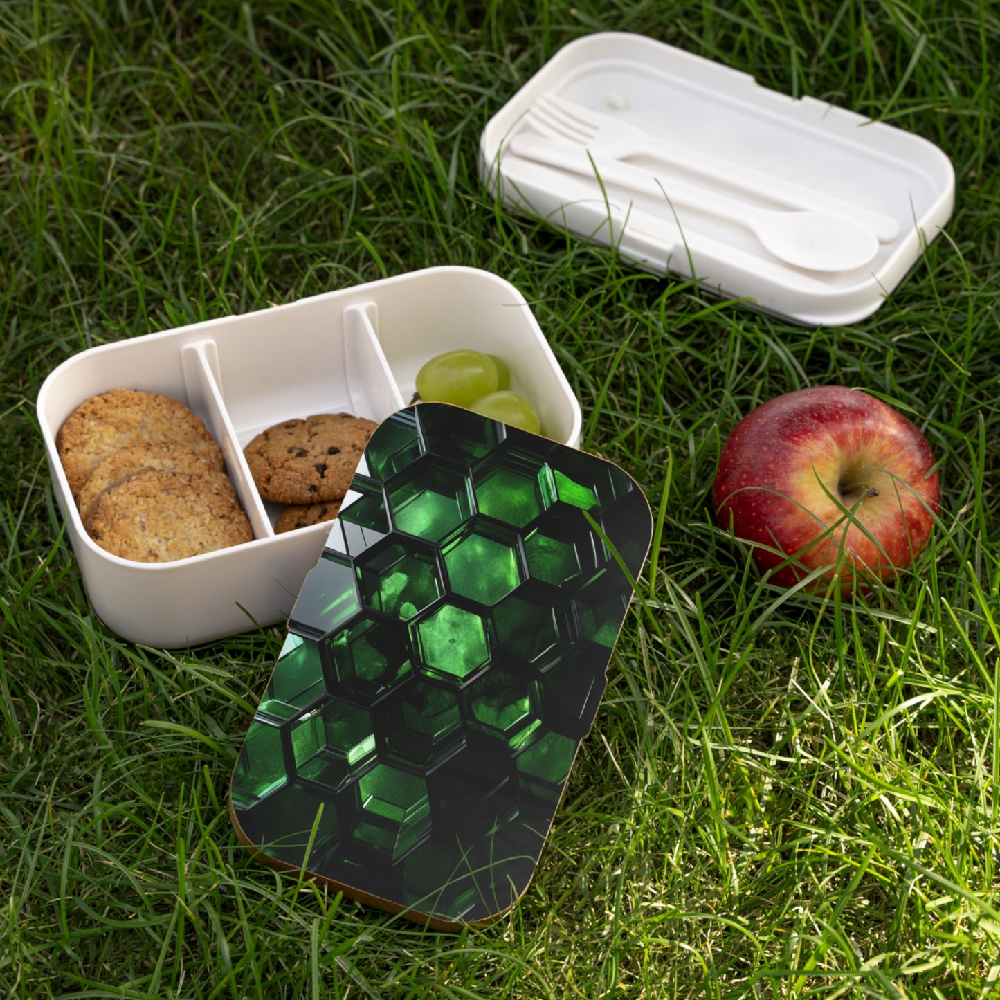 Stylish Bento Lunch Box - Eco-Friendly Food Container, Perfect for Meal Prep, School Lunch, Work, and Picnics