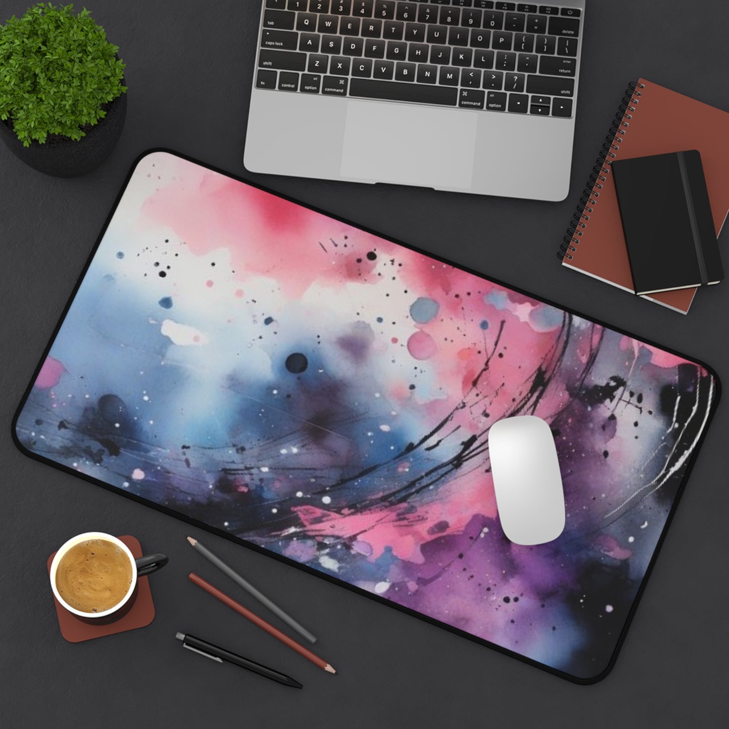 Large Gaming Mouse Pad – Premium Mouse Pad & Tech Accessory for Home & Office, Premium Desk Mat, Gaming Mouse Pad, Non-slip, Artistic Desk Mat - Colorful Abstract Design for Home Office & Study