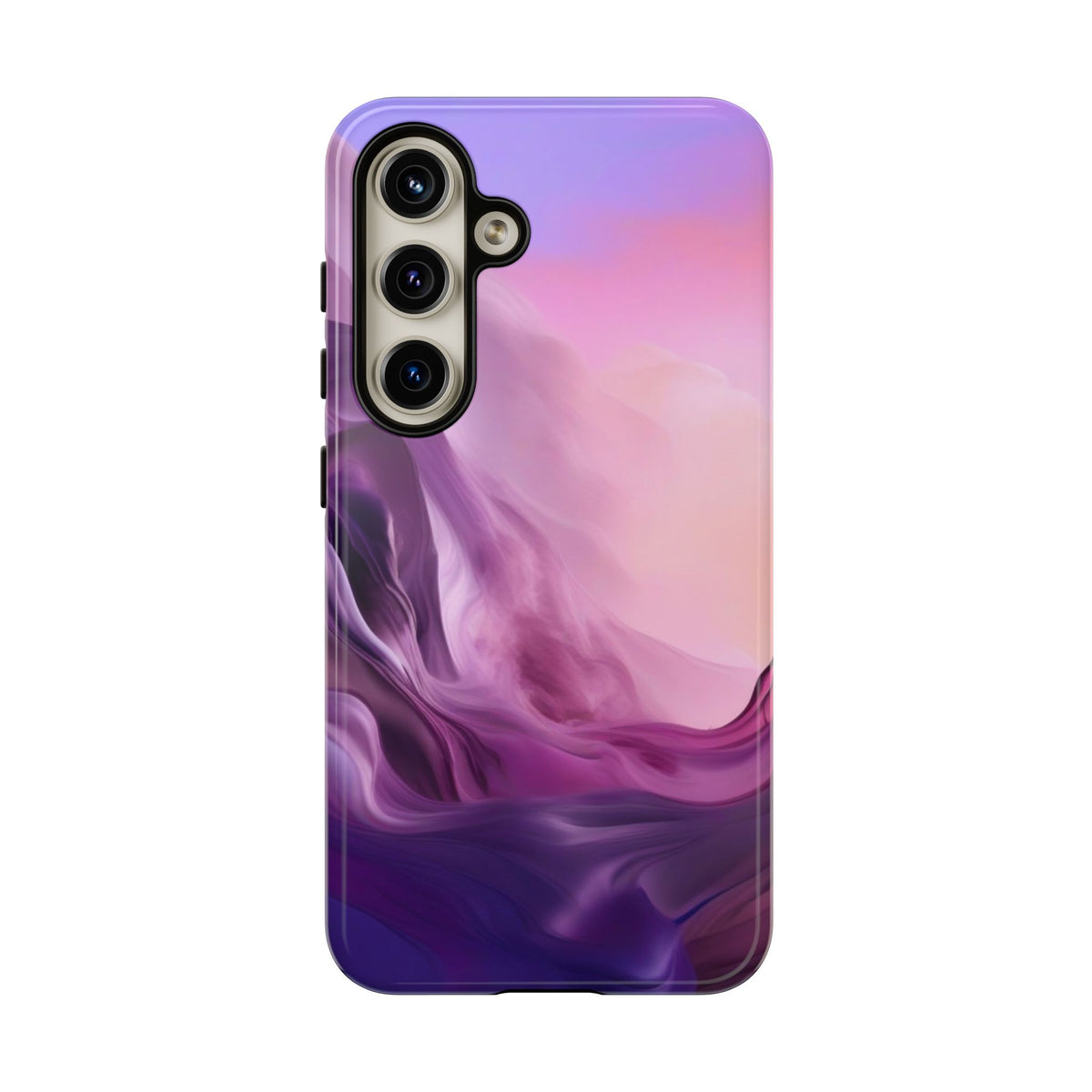 Tough Case Phone Case for Samsung Galaxy S25/S24 – Dual Layer, Matte/Glossy Finish, Wireless Charging Compatible