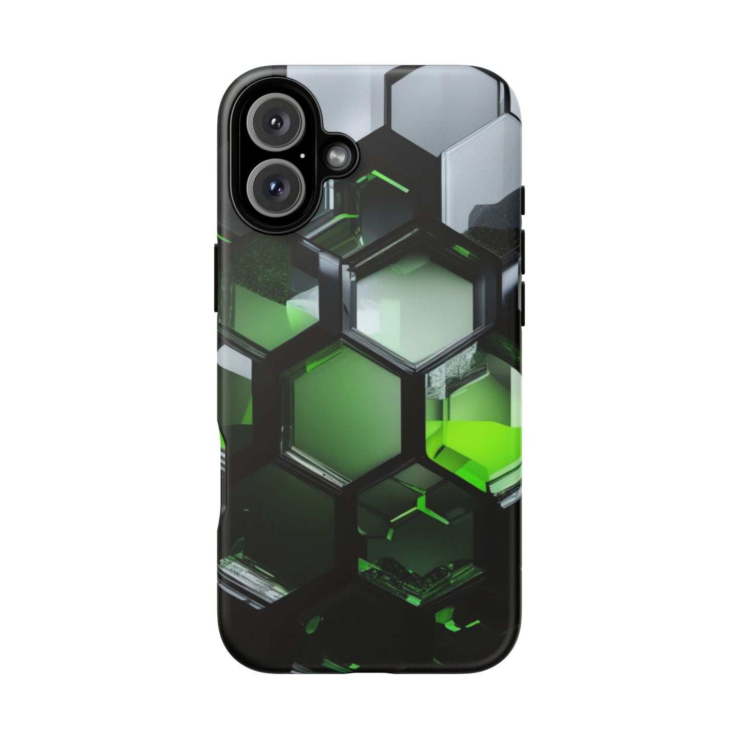 iPhone Tough Case Phone Case for iPhone 14\15\16 – Dual Layer, Matte/Glossy Finish, Wireless Charging Compatible