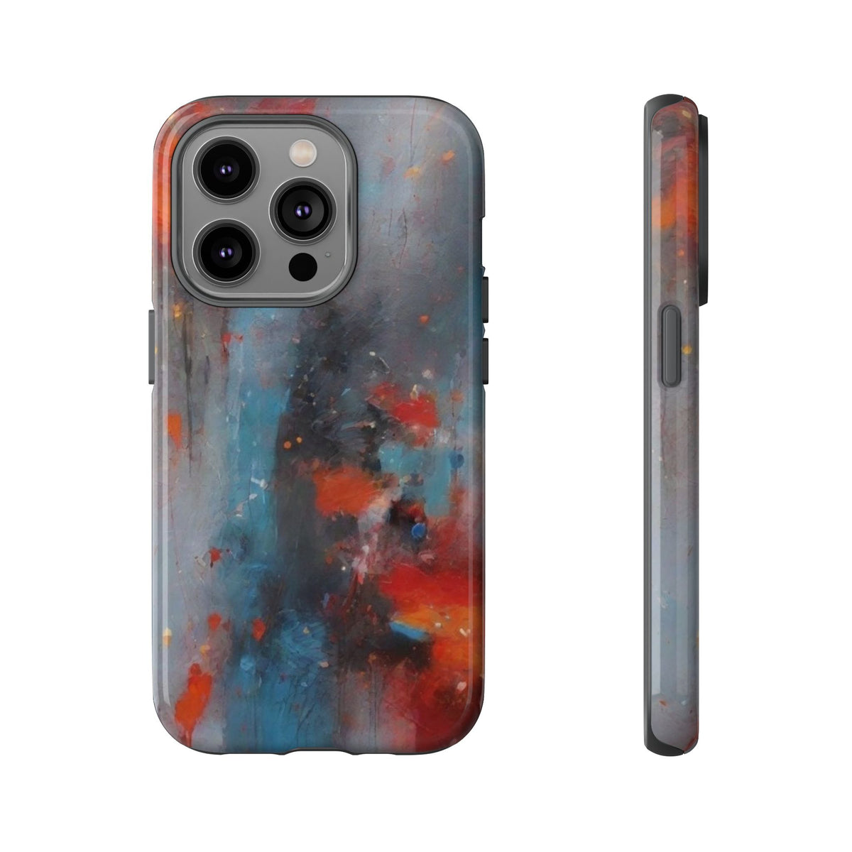 iPhone Tough Case Phone Case for iPhone 14\15\16\17 – Dual Layer, Matte/Glossy Finish, Wireless Charging Compatible