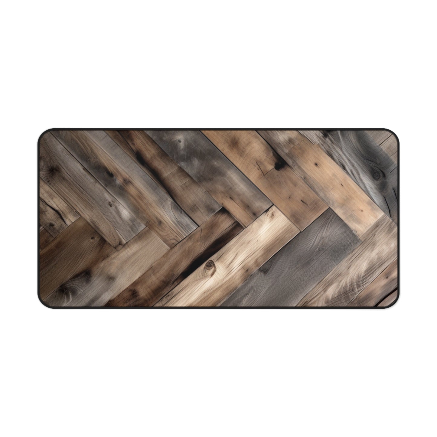 Large Gaming Mouse Pad – Premium Mouse Pad & Tech Accessory for Home & Office, Premium Desk Mat, Gaming Mouse Pad, Non-slip, Rustic Herringbone Wood Pattern Desk Mat — Vintage Office Mouse Pad, XL...