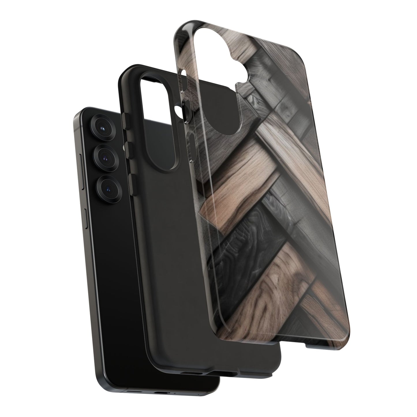 Tough Case Phone Case for Samsung Galaxy S25/S24 – Dual Layer, Matte/Glossy Finish, Wireless Charging Compatible