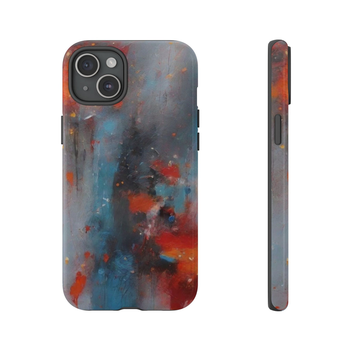 iPhone Tough Case Phone Case for iPhone 14\15\16\17 – Dual Layer, Matte/Glossy Finish, Wireless Charging Compatible