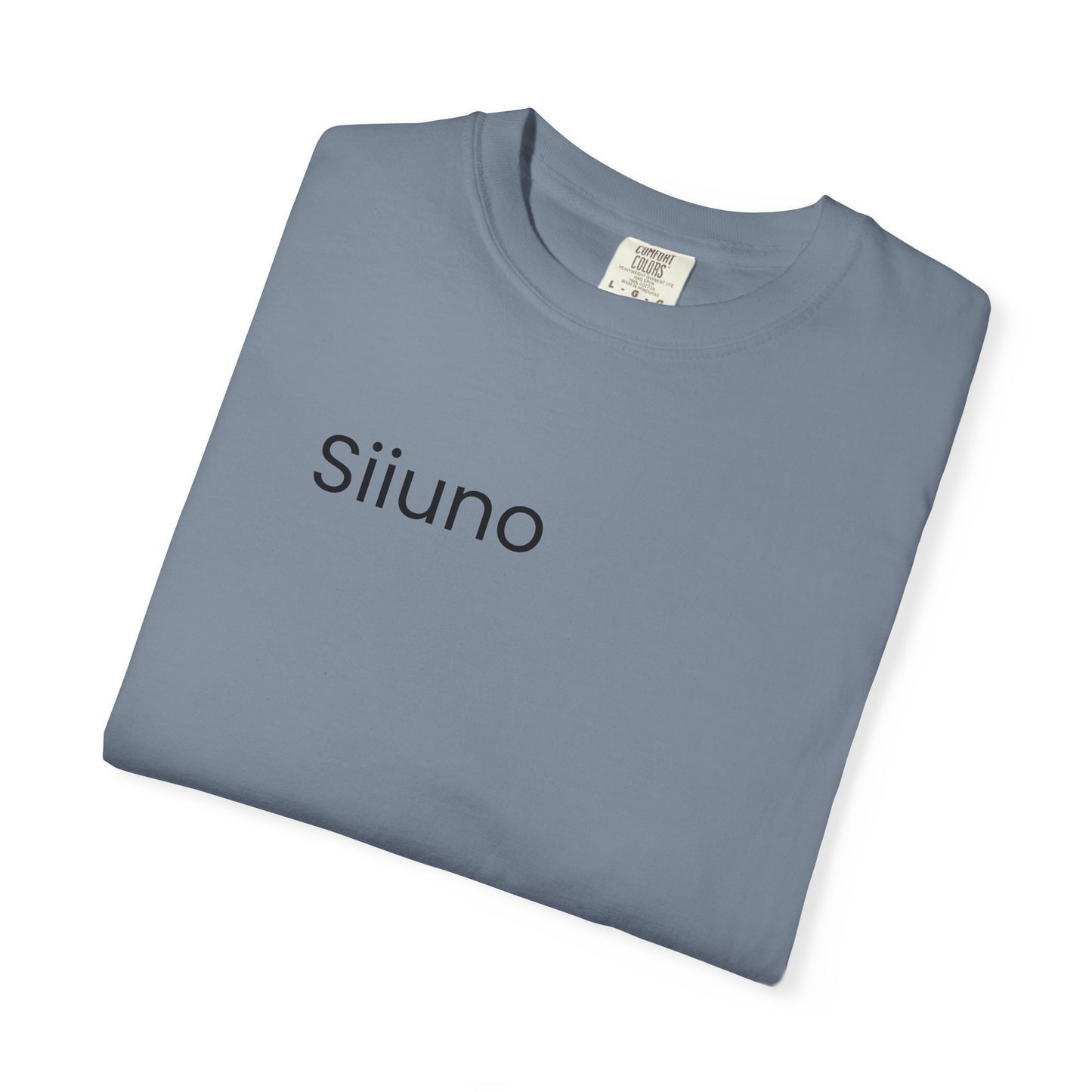 Siiuno Garment-Dyed T-shirt for Everyday Comfort, Unisex Tee for Casual Wear, Gift for Friends, Relaxed Style Tee, Versatile Summer Top