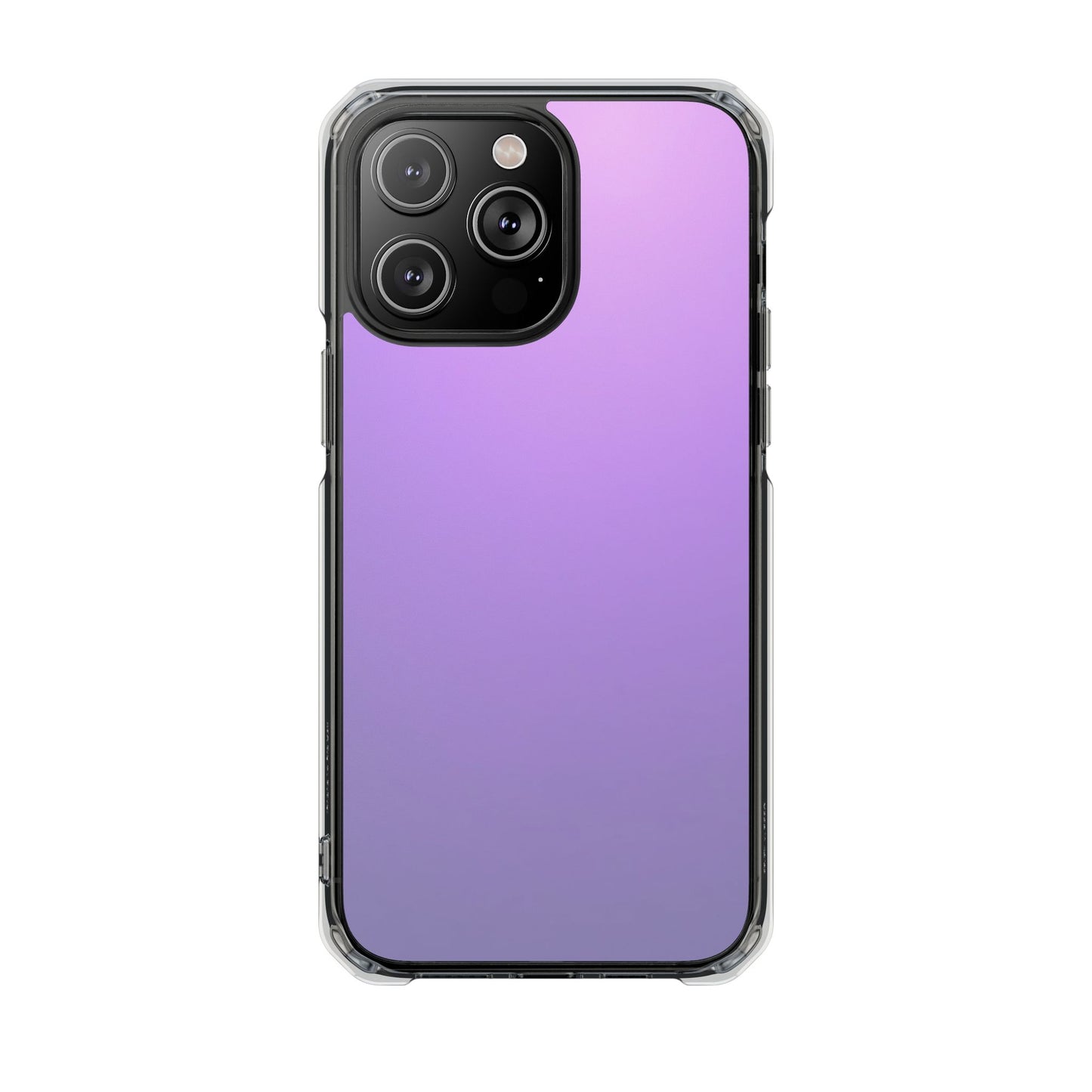 Magnetic Phone Cases for iPhone16/15/14, Impact Protection, Purple Gradient iPhone Case, Durable Clear Cover, Trendy Accessory, Gift for Tech Lovers