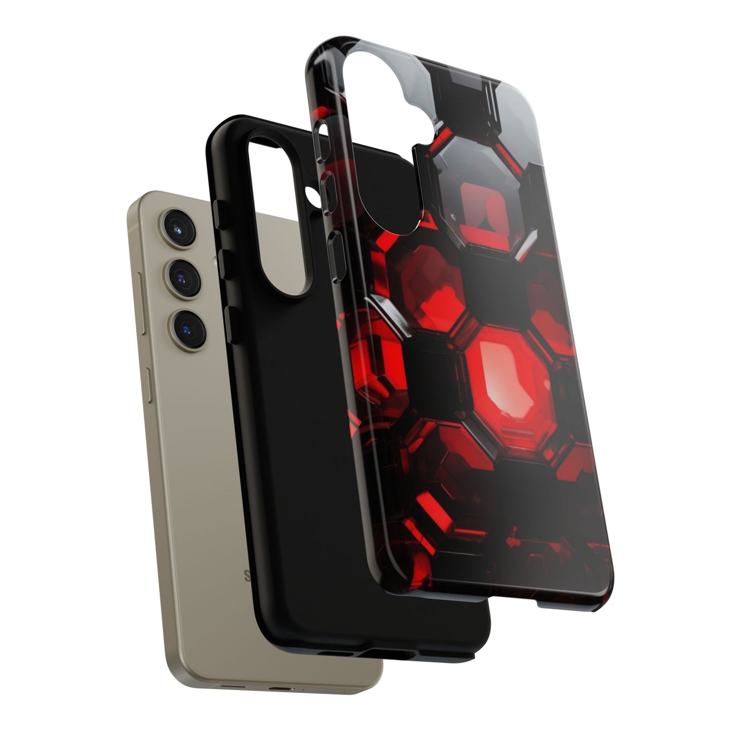 Tough Case Phone Case for  Samsung Galaxy S25/S24 – Dual Layer, Matte/Glossy Finish, Wireless Charging Compatible
