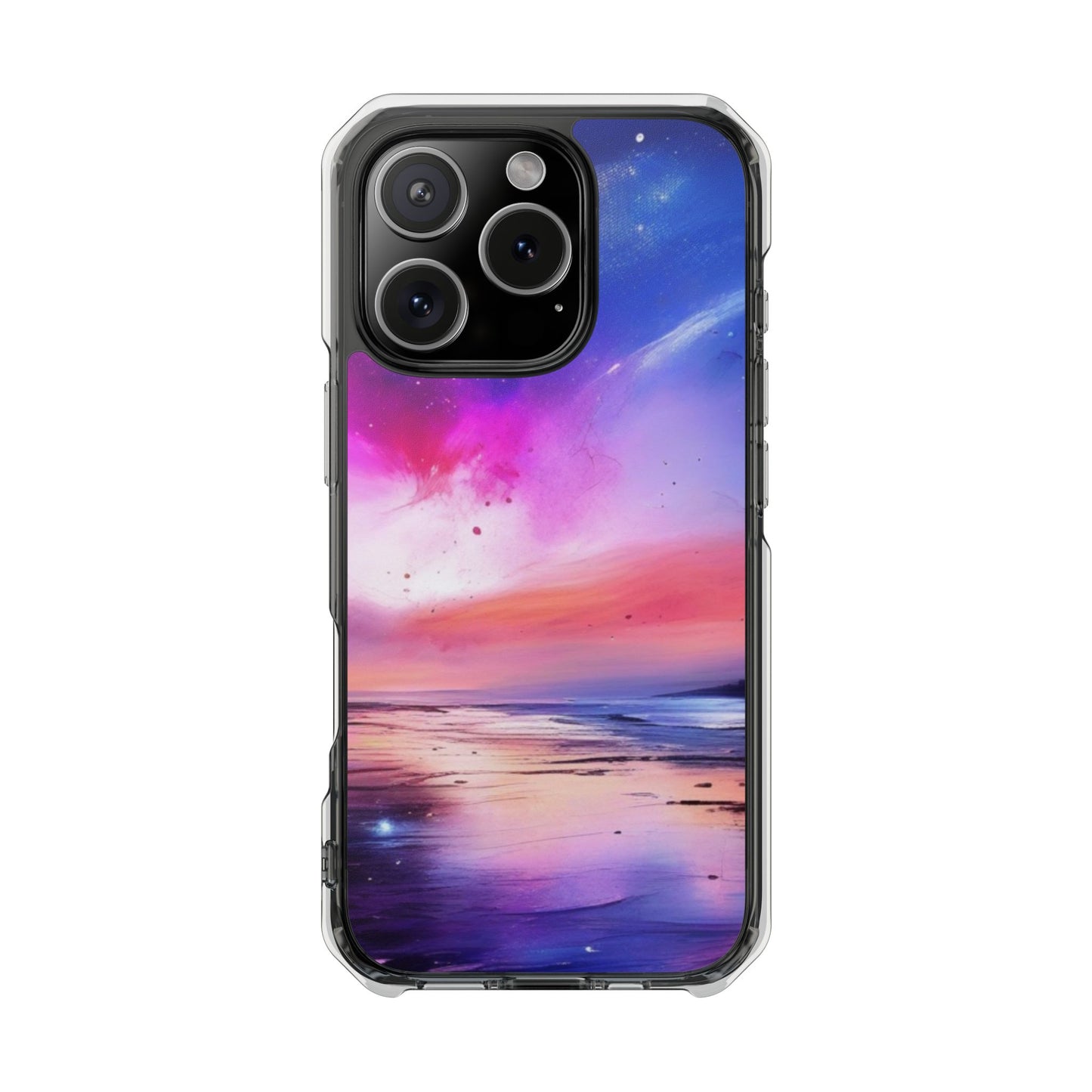 Magnetic Impact Phone Case for iPhone 16/15/14, Vibrant Magnetic Clear Impact Phone Cases, Protective Cases, Custom Phone Covers, Unique Phone Accessories, Gift for Tech Lovers