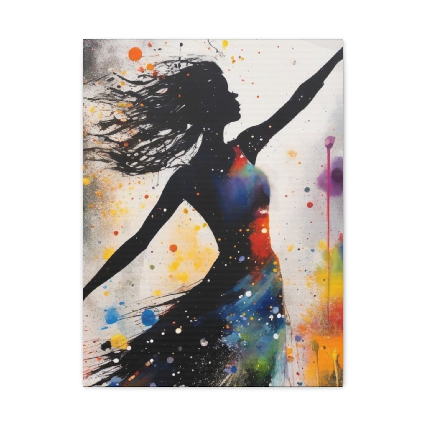 Abstract Art Canvas Print – Modern Wall Art, Matte Canvas, Ready to Hang, Home & Office Décor, Modern Wall Décor, Stretched Canvas Print, Modern Art Decor, Dance Wall Art, Vibrant Home Decoration