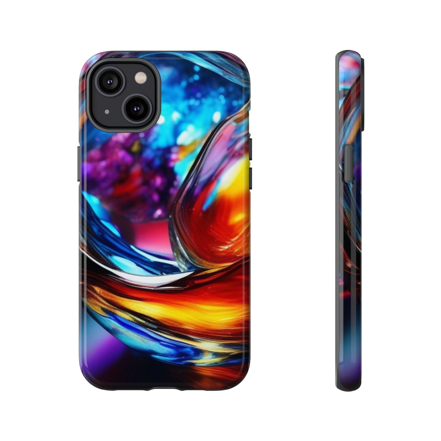 Vibrant Phone Case, Tough Cases for iPhone 17/16/15/14, Stylish Smartphone Cover, Colorful Mobile Accessories, Gift for Tech Lovers