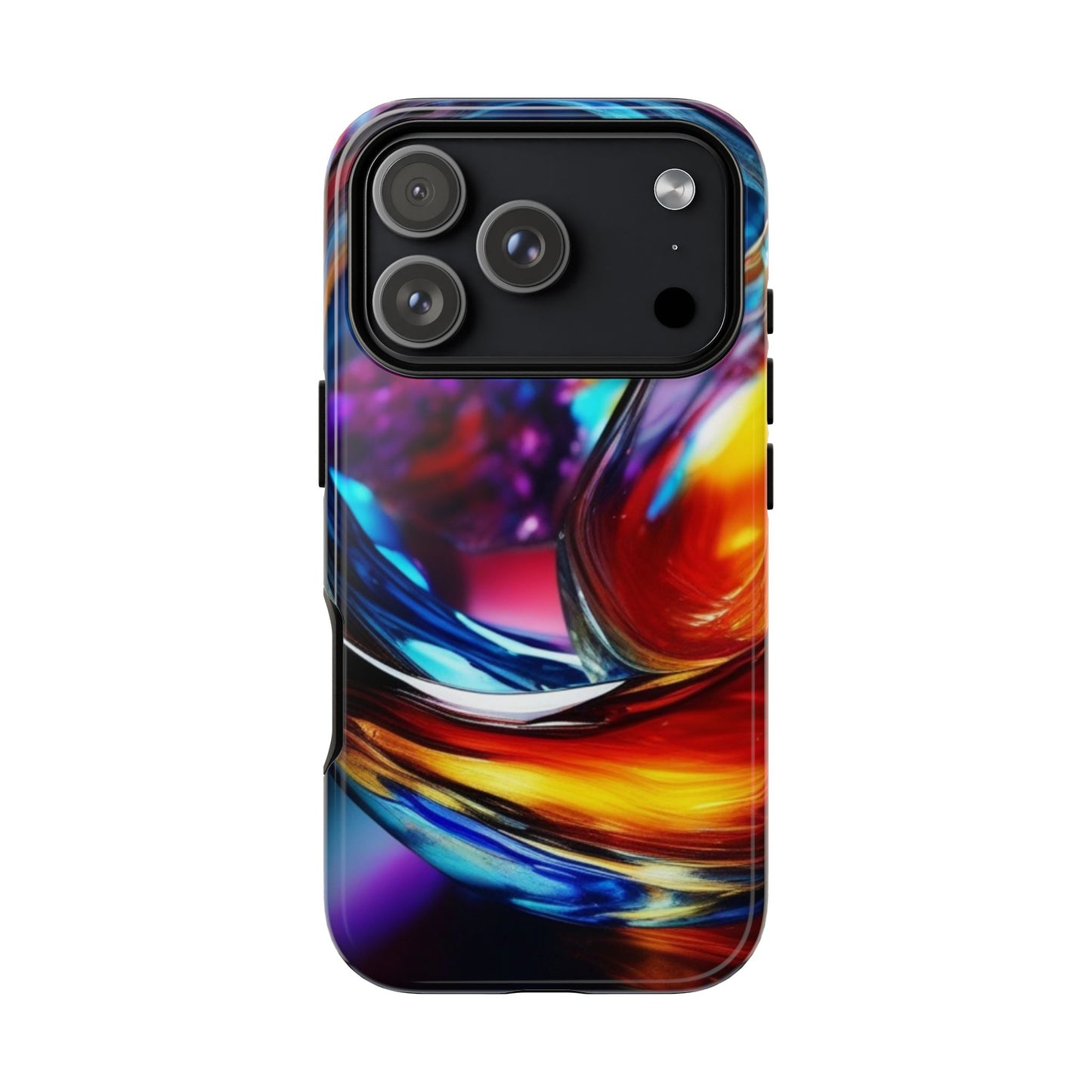 Vibrant Phone Case, Tough Cases for iPhone 17/16/15/14, Stylish Smartphone Cover, Colorful Mobile Accessories, Gift for Tech Lovers