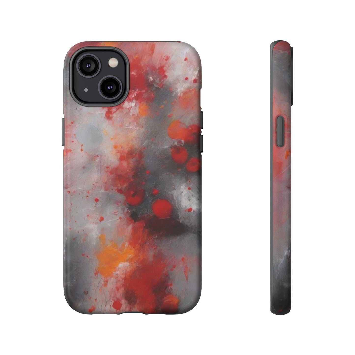 iPhone Tough Case Phone Case for iPhone 14\15\16\17 – Dual Layer, Matte/Glossy Finish, Wireless Charging Compatible