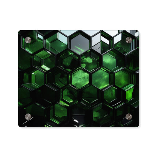 Modern Acrylic Wall Art Panels - Geometric Home Décor, Unique Wall Accent, Minimalist Art for Living Room, Office, Gift for Art Lovers