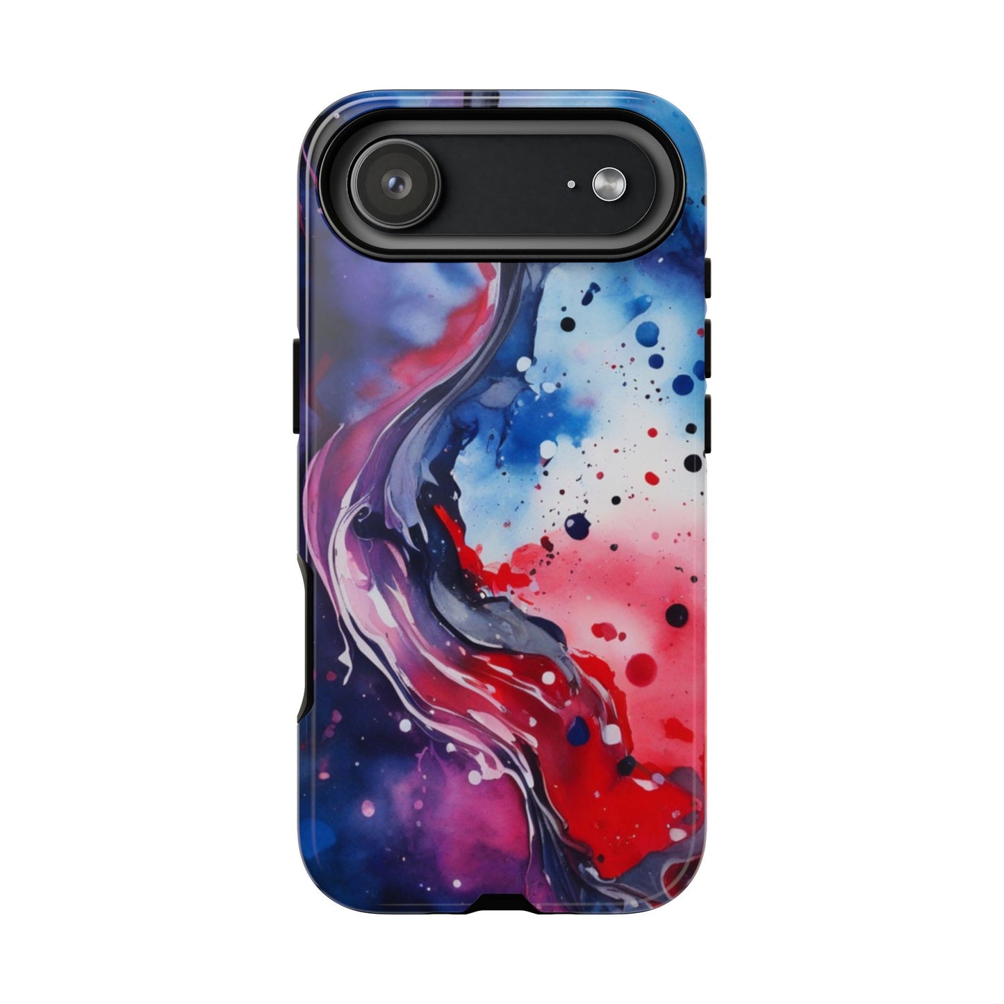 Abstract Galaxy Tough Phone Case  for iPhone 17/16/15/14 – Protective Cover