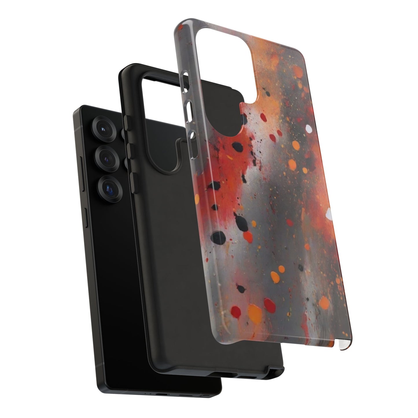 Tough Case Phone Case for Samsung Galaxy S25/S24 – Dual Layer, Matte/Glossy Finish, Wireless Charging Compatible