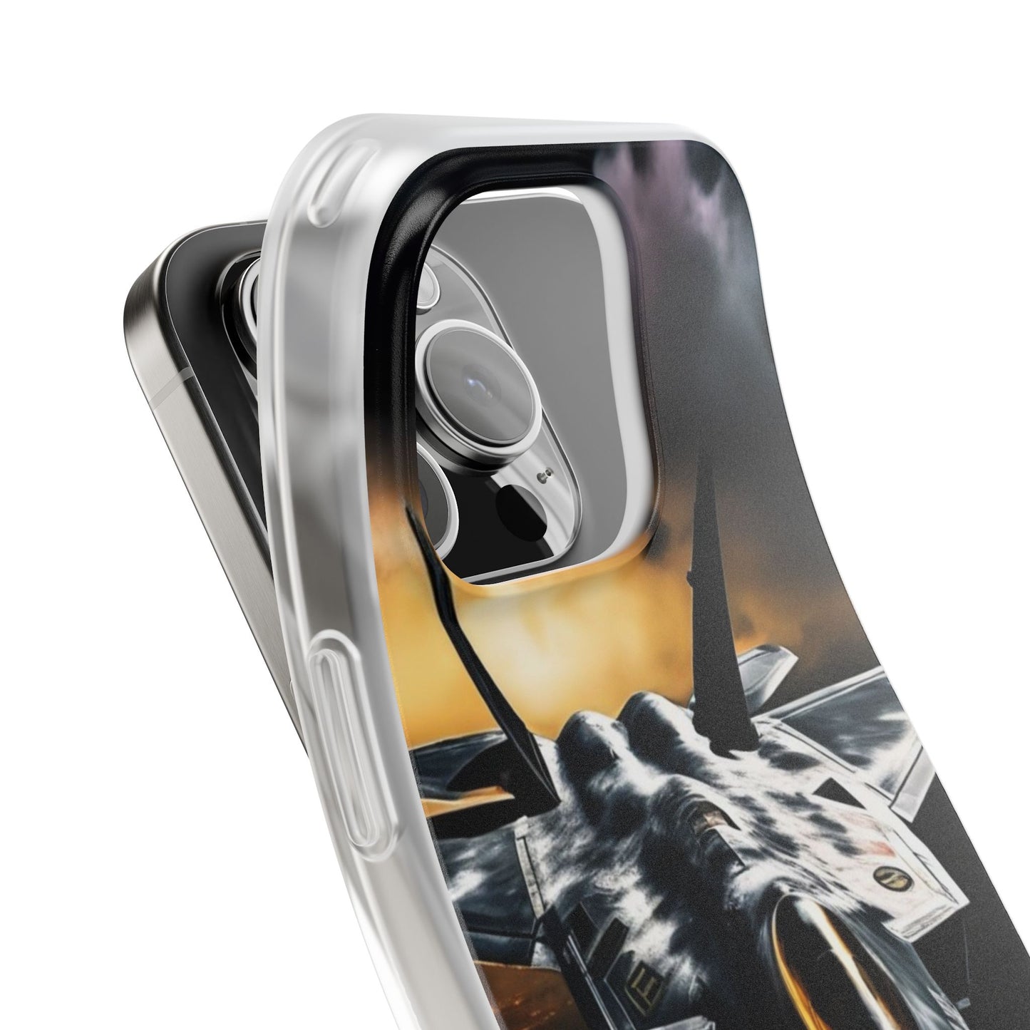 Flexi Clear TPU Case for iPhone 16 & Samsung Galaxy S25 – Slim, Lightweight, Wireless Charging Compatible