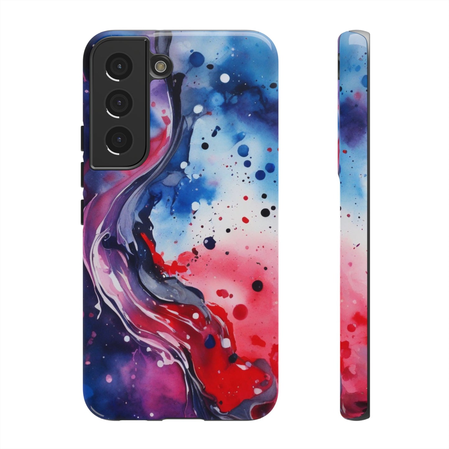 Galaxy Abstract Tough Phone case for Samsung Galaxy S26/S25/S24/S23/S22 – Vibrant Nebula Protective Cover
