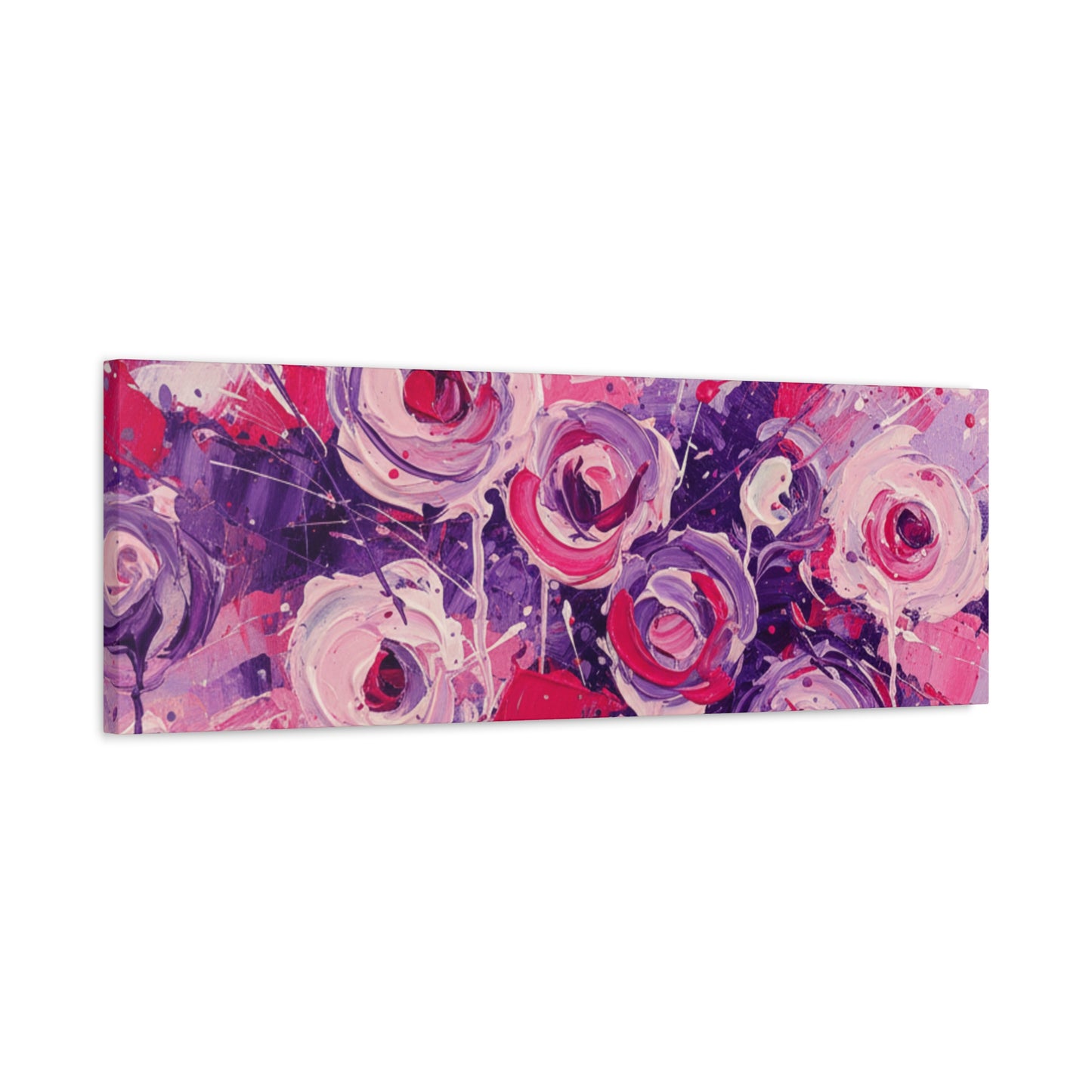 Abstract Art Canvas Print – Premium canvas print, Modern Wall Art, Matte Canvas, Ready to Hang, Home & Office Décor, Floral Abstract Canvas Print — Stretched Matte Wall Art