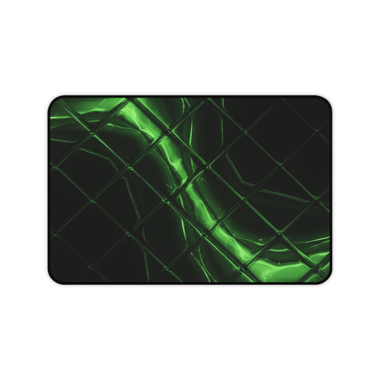 Large Gaming Mouse Pad – Premium Mouse Pad & Tech Accessory for Home & Office, Premium Desk Mat, Gaming Mouse Pad, Non-slip. Neon Green Liquid Grid Desk Mat — Gaming/Workstation Mouse Pad