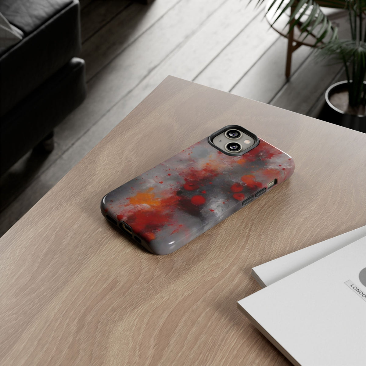 iPhone Tough Case Phone Case for iPhone 14\15\16\17 – Dual Layer, Matte/Glossy Finish, Wireless Charging Compatible
