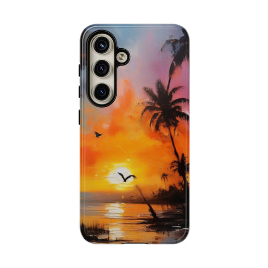 Tough Case Phone Case for Samsung Galaxy S25/S24 – Dual Layer, Matte/Glossy Finish, Wireless Charging Compatible