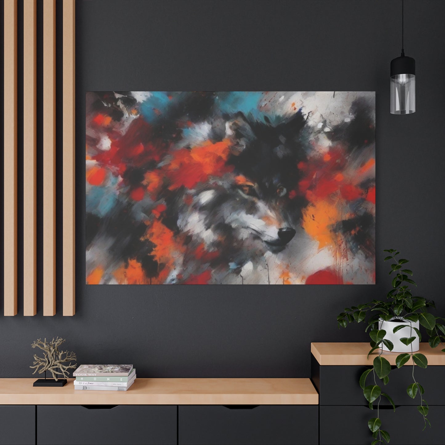Abstract Art Canvas Print – Modern Wall Art, Digital Artwork, Matte Canvas, Ready to Hang, Home & Office Décor, Modern Wall Décor