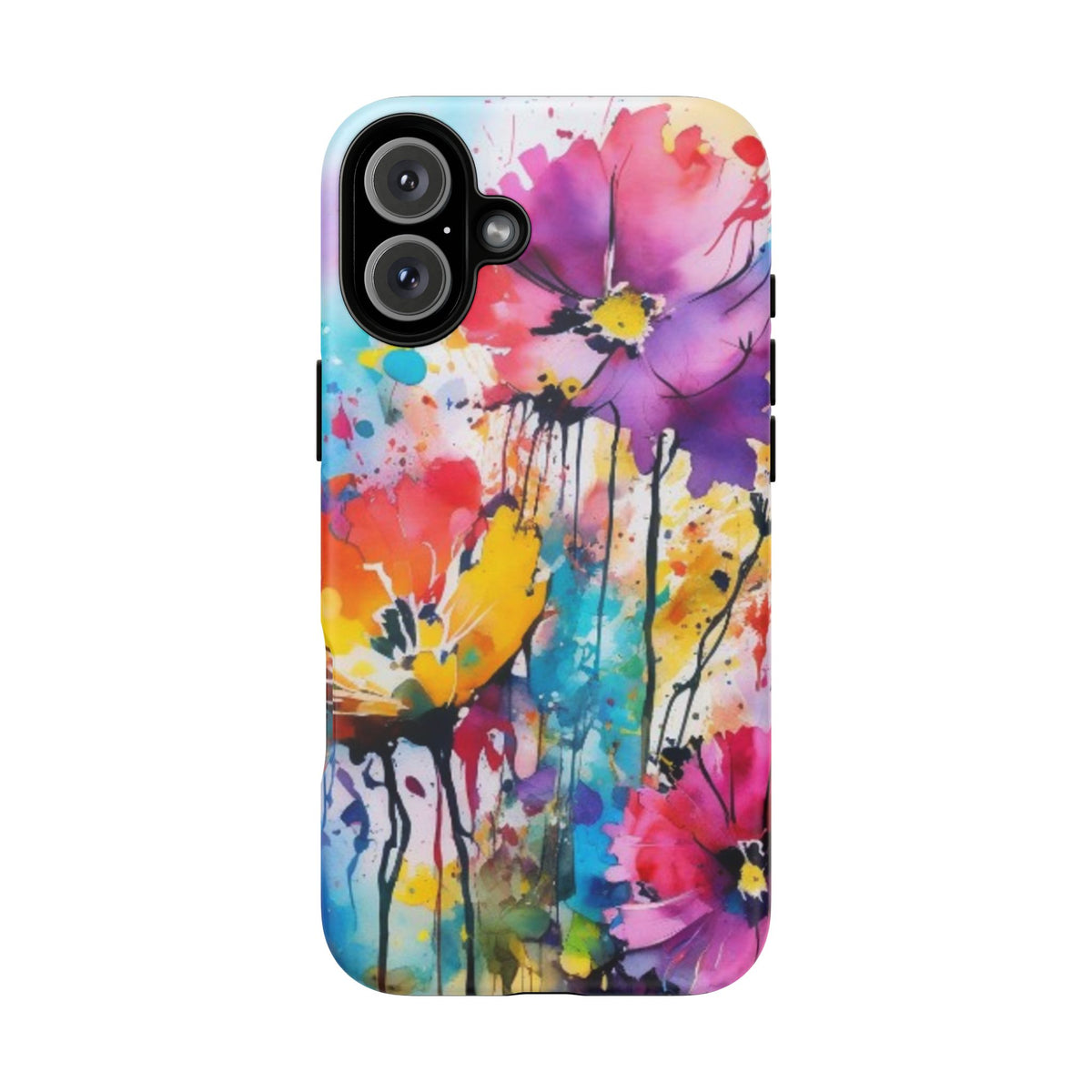 Tough Case Phone Case for iPhone 14,15,16 – Dual Layer, Matte/Glossy Finish, Wireless Charging Compatible