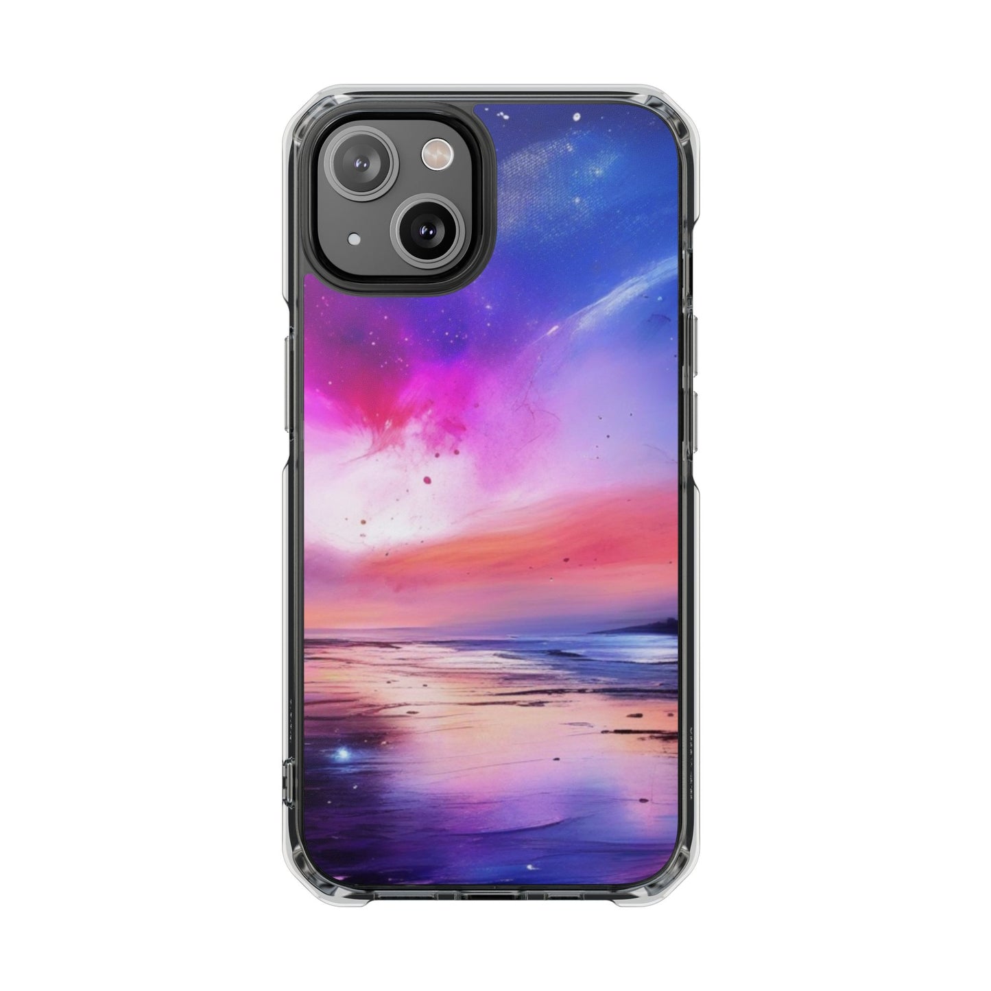 Magnetic Impact Phone Case for iPhone 16/15/14, Vibrant Magnetic Clear Impact Phone Cases, Protective Cases, Custom Phone Covers, Unique Phone Accessories, Gift for Tech Lovers